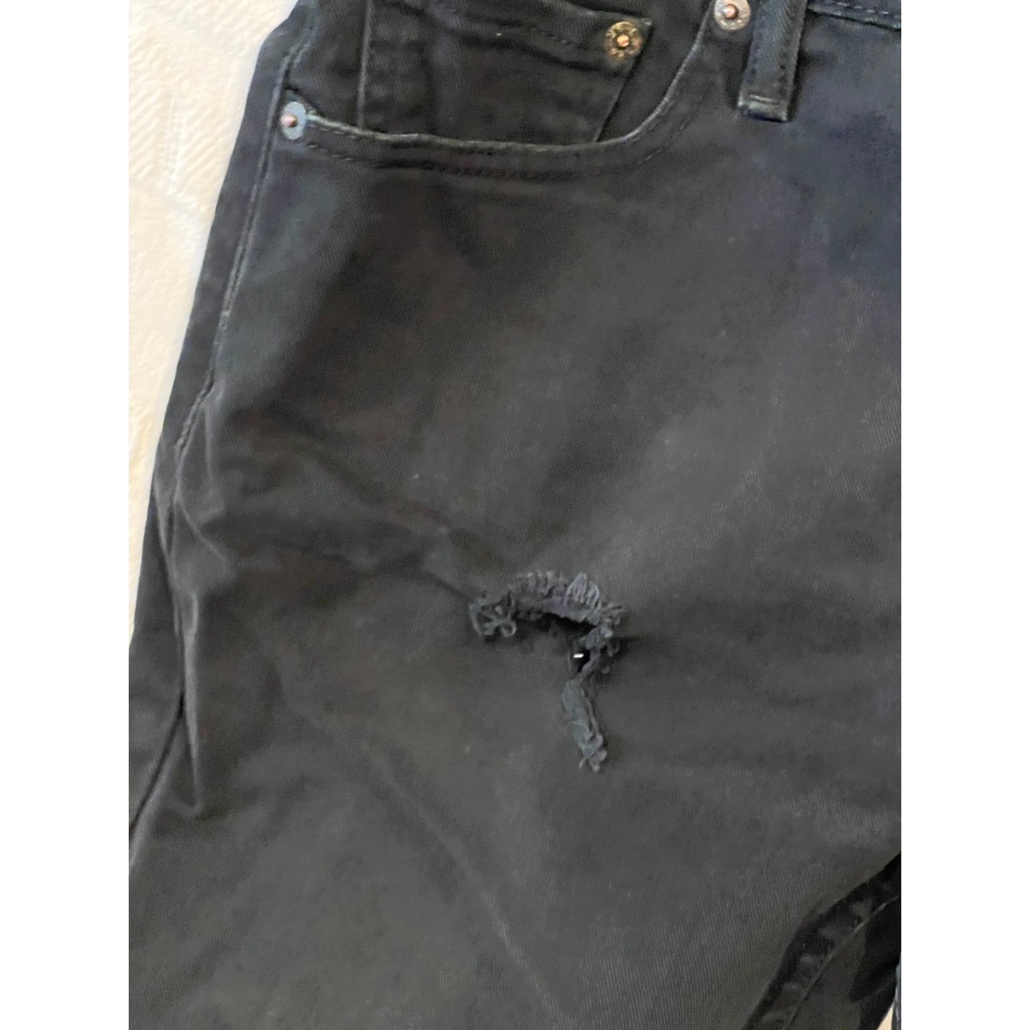 Levi's 513 Black Slim Fit Straight Leg Mens 32x32