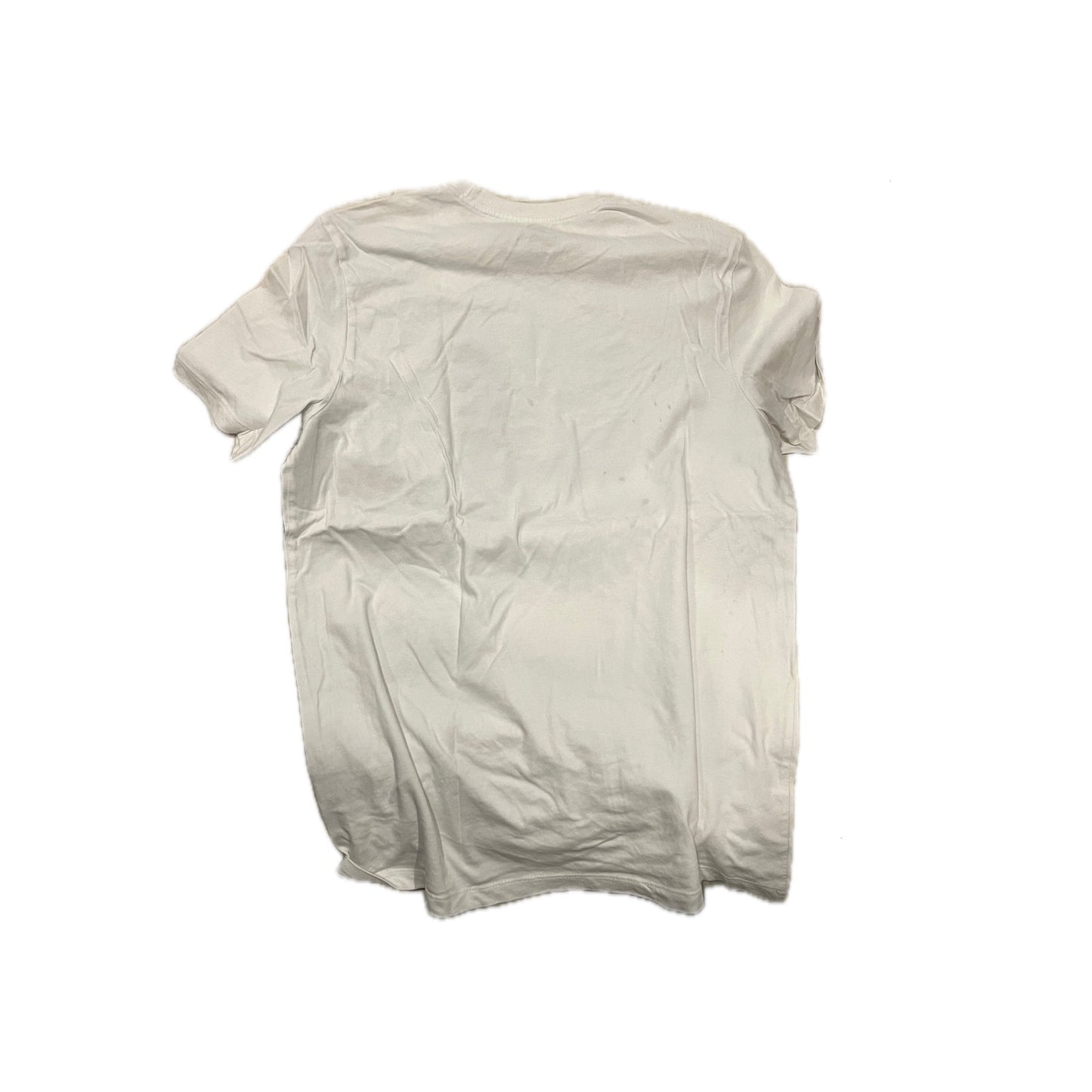 La camiseta Nike blanca para hombre, talla L.