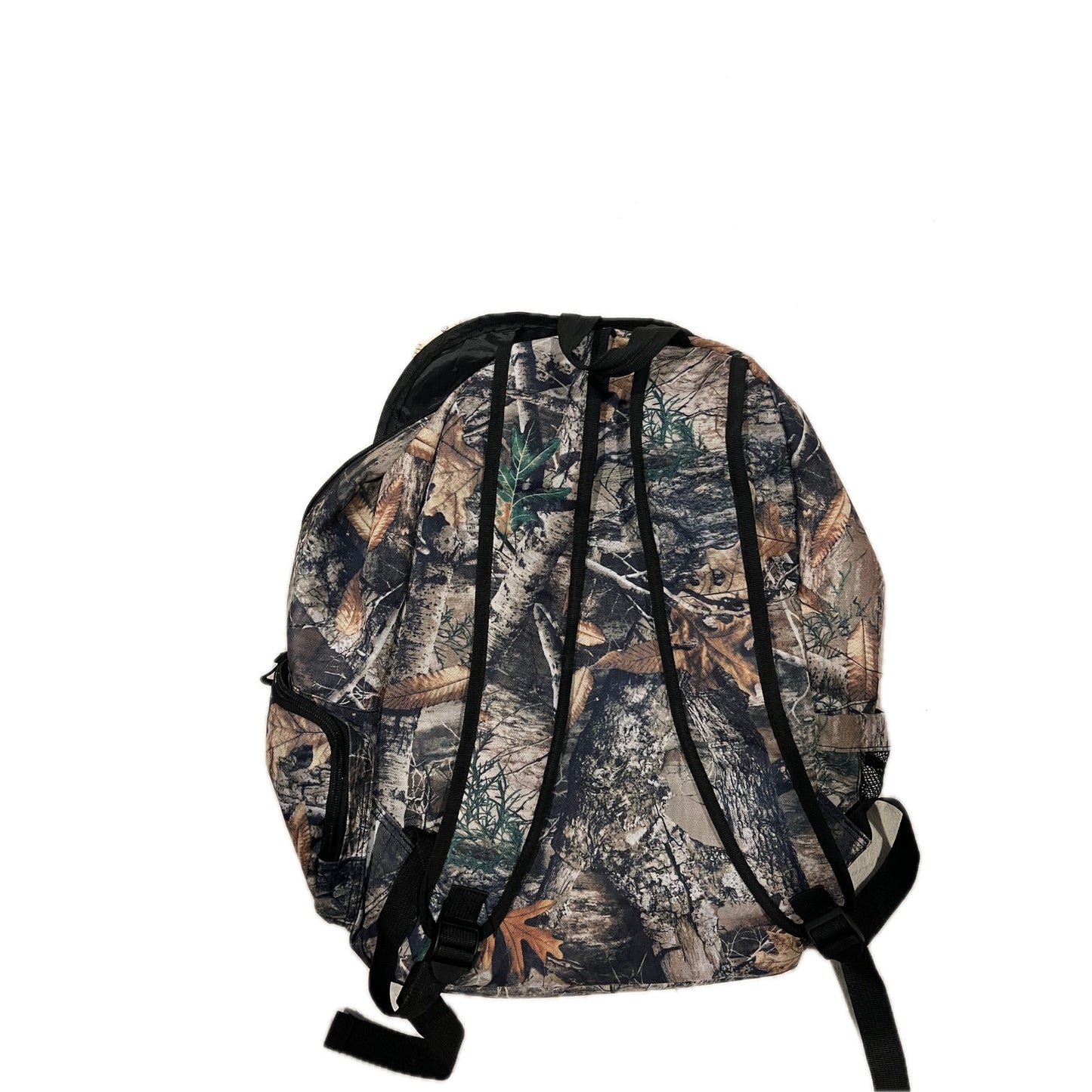 Swiss Design Camo Camouflage Wood Nature Backpack 18X16”