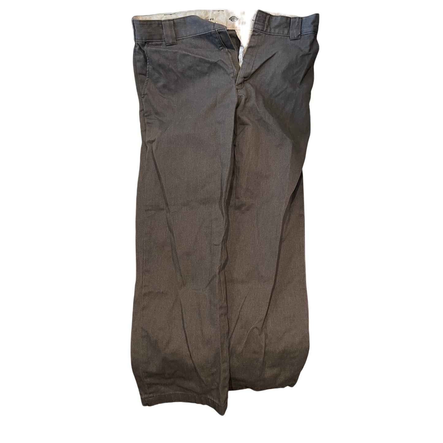 Dickies Regular Fit Gray Chino Work pants Mens 36x30