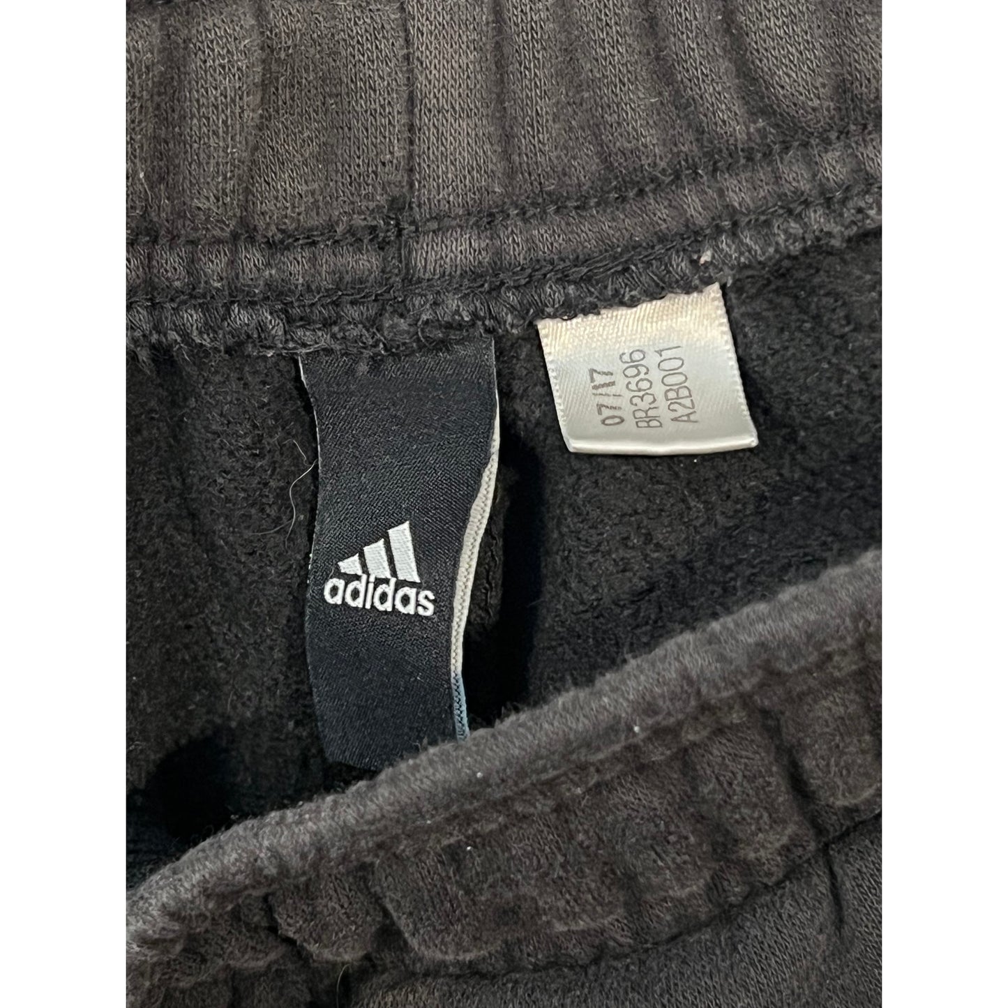 Adidas Black White Straight Ankle Joggers Mens M