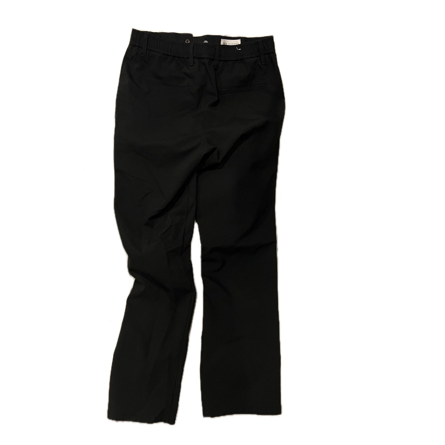 Zara Pantalon Décontracté Noir Unisexe Petite Taille 28x26
