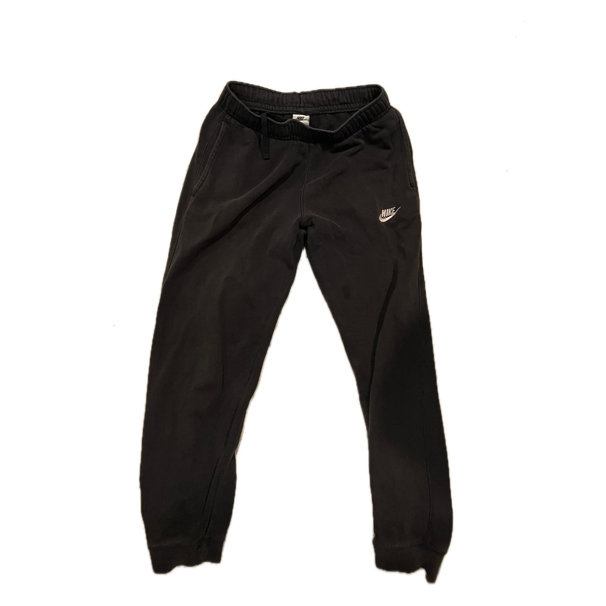 Nike Black Cuffed Ankle Sweatpants Mens Small