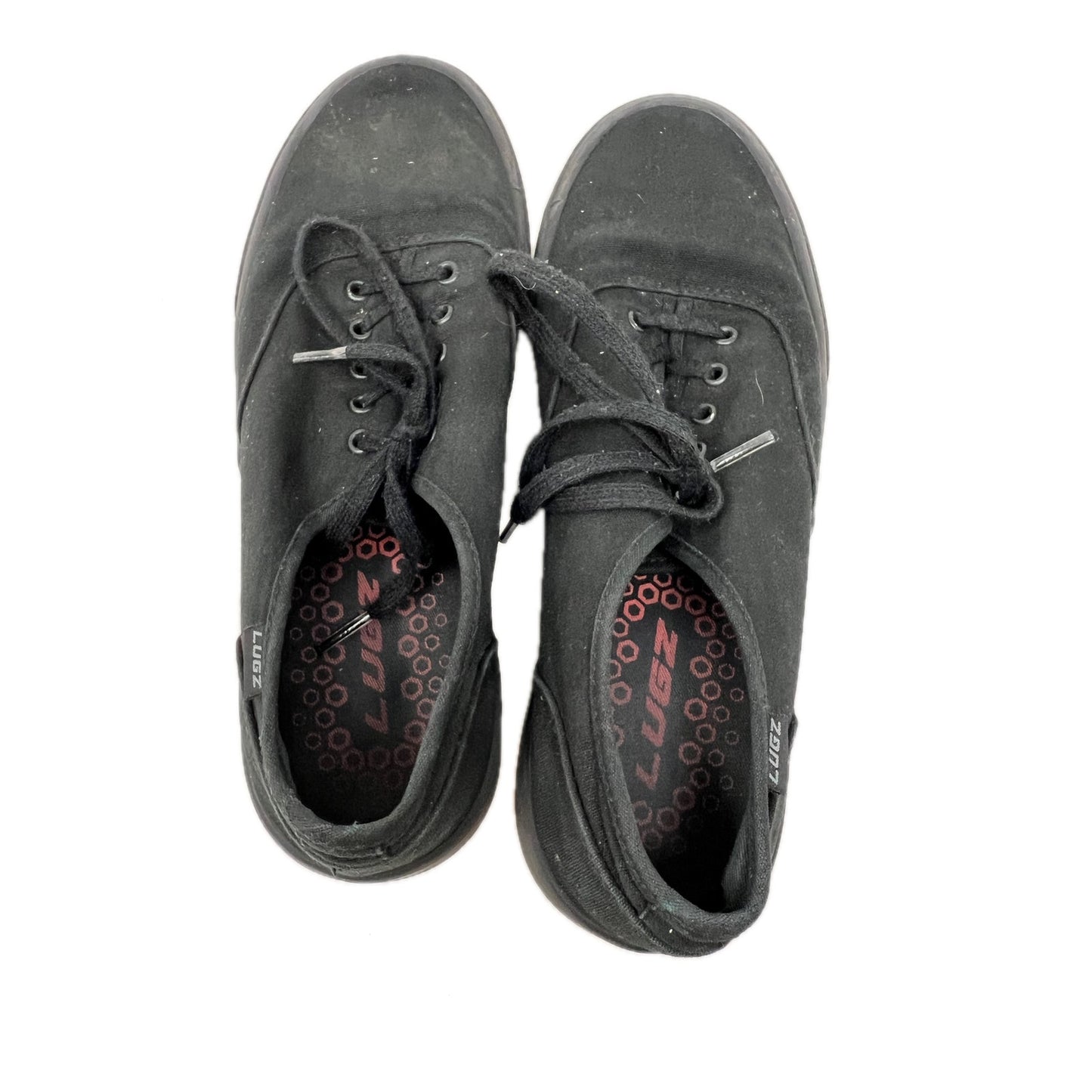 Zapatillas de lona negras Lugz Legacy MLEARC-001 para hombre, talla 9.5