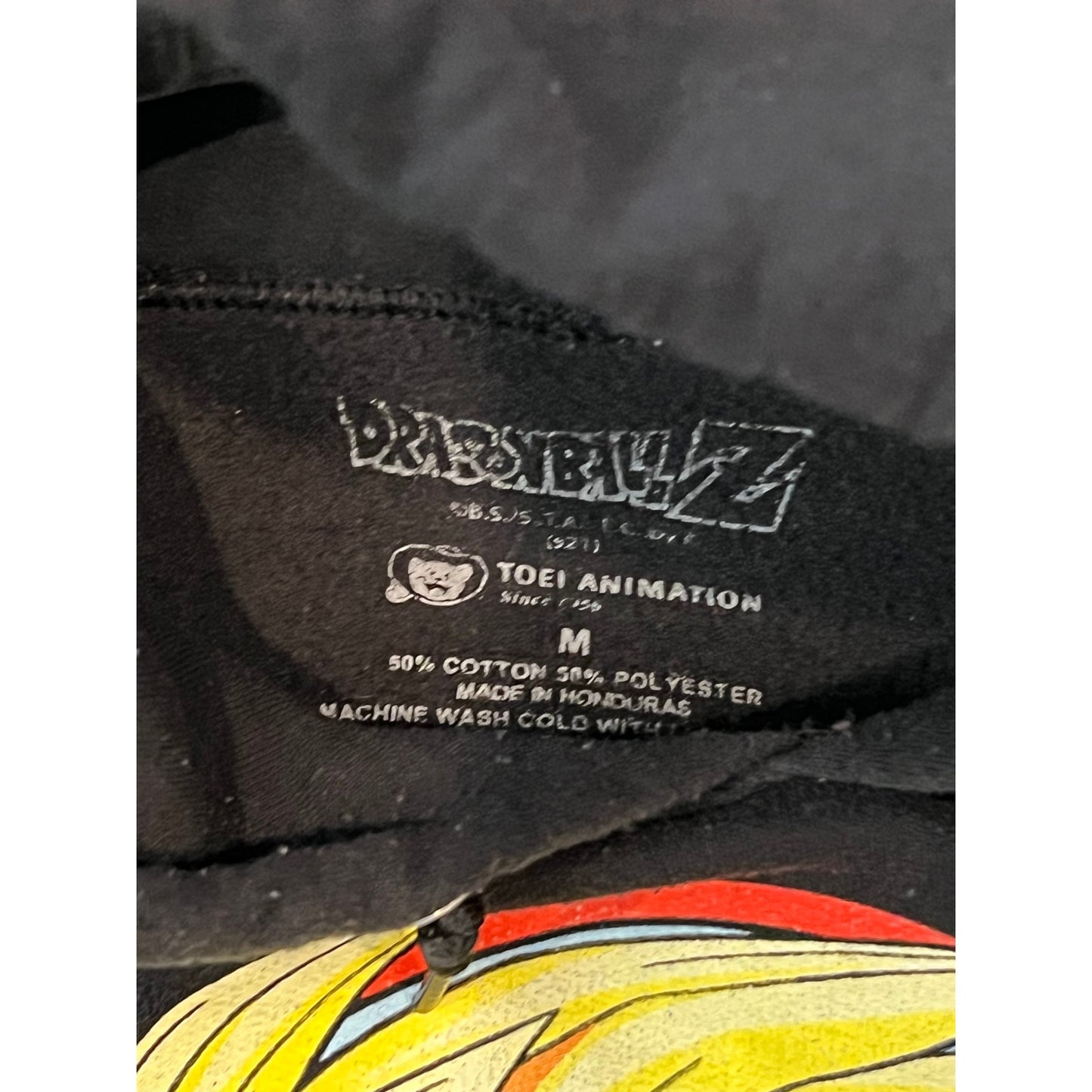 Sudadera con capucha Dragon Ball Z negra para hombre talla M