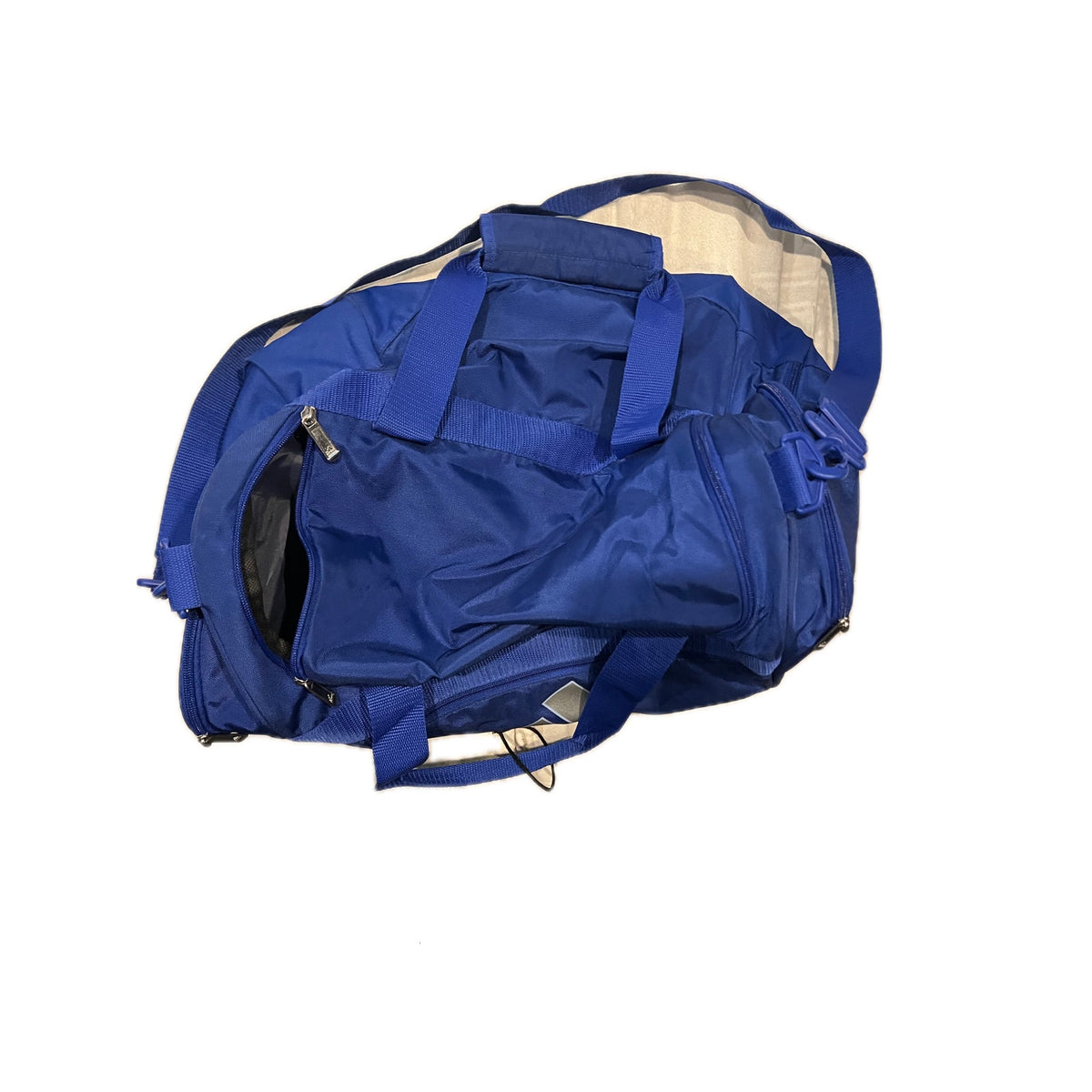 Adidas Defender Small 16"x10"x8" Blue Duffel Gym Bag