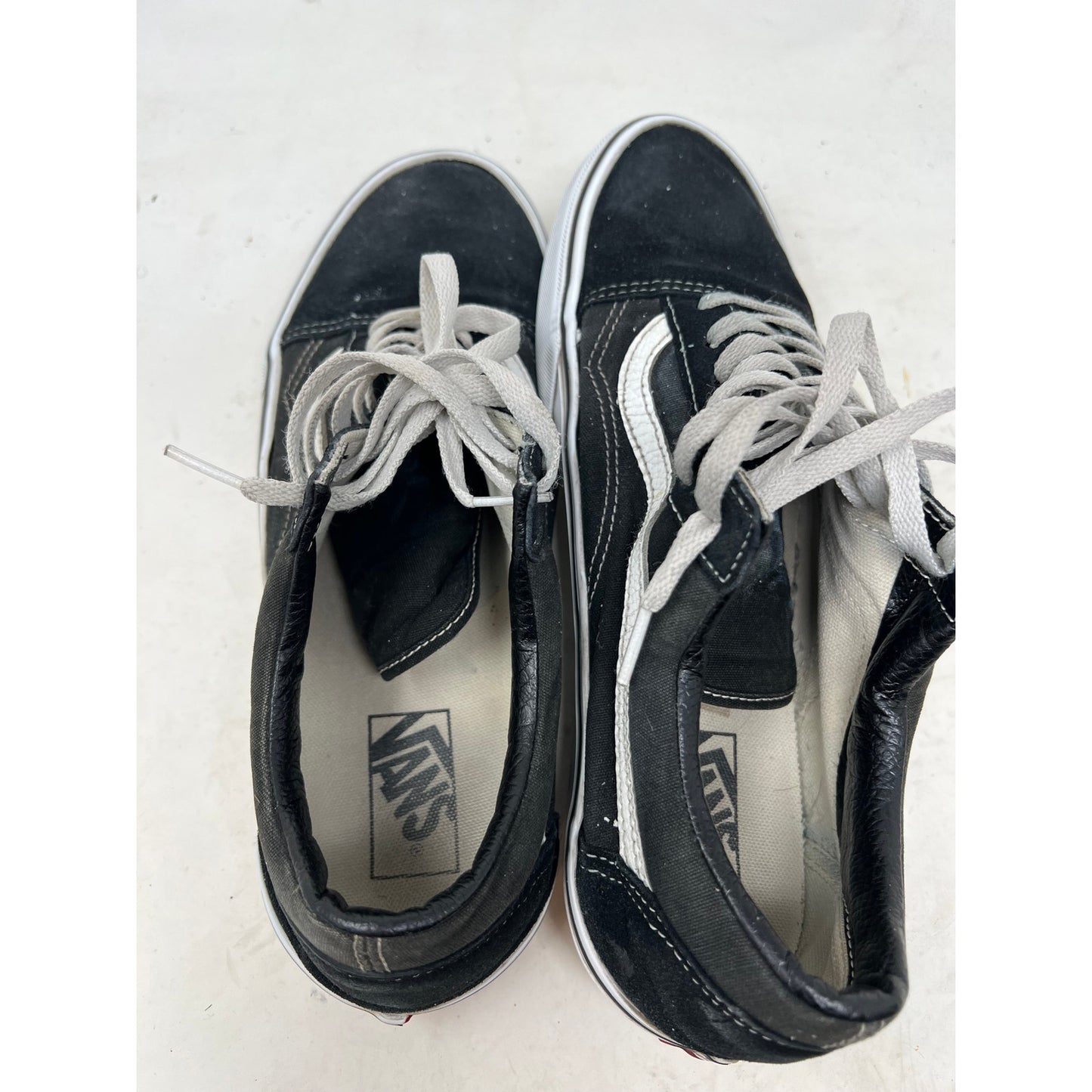 Vans Low Top Black Skate Shoes Mens 10