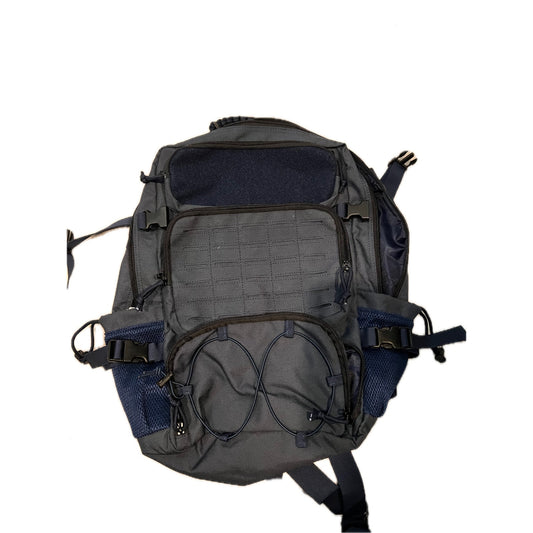 Navy Blue Tactical Backpack with Molle Strips 40Ls