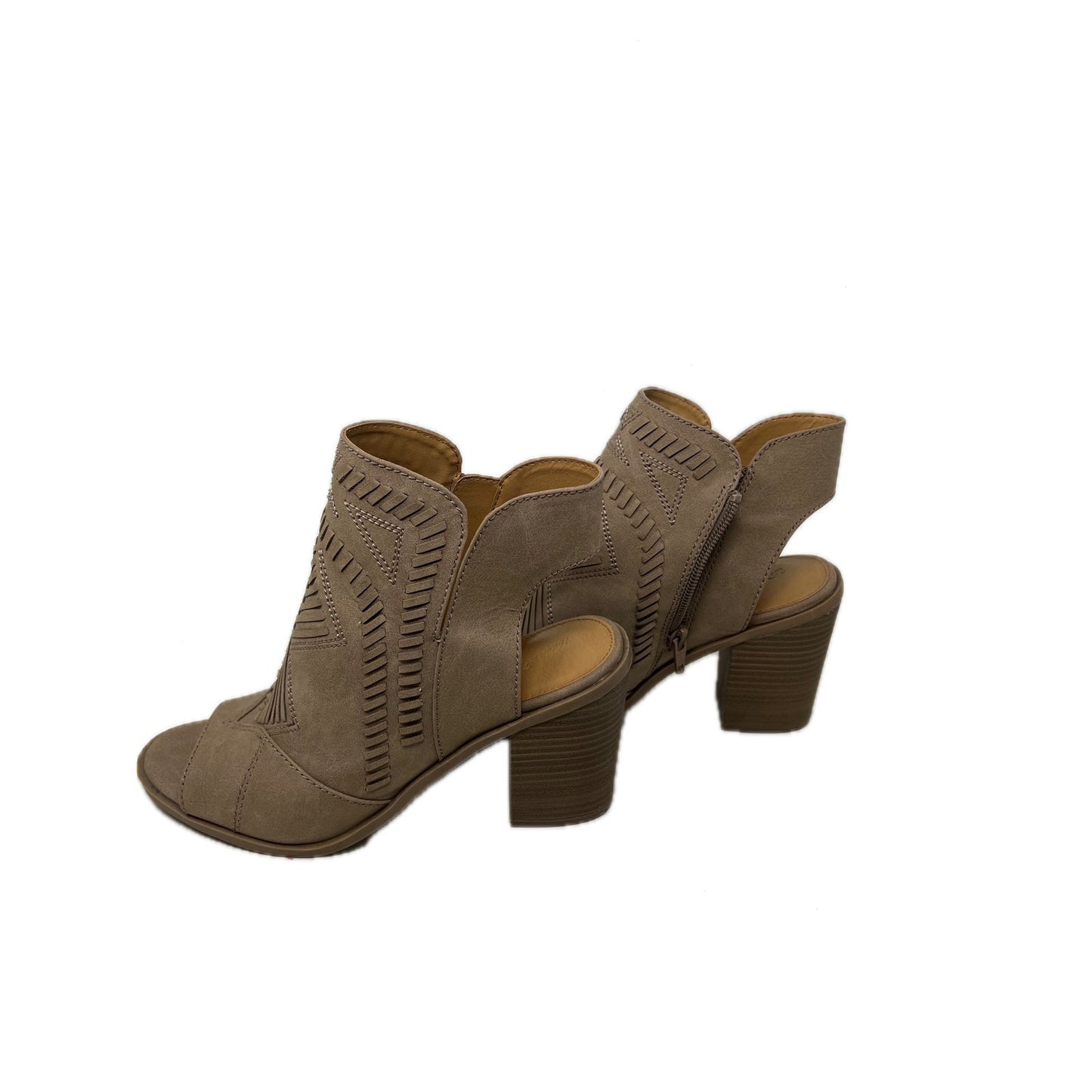 Chaussures à talons ouverts Universal Thread marron femme taille 8