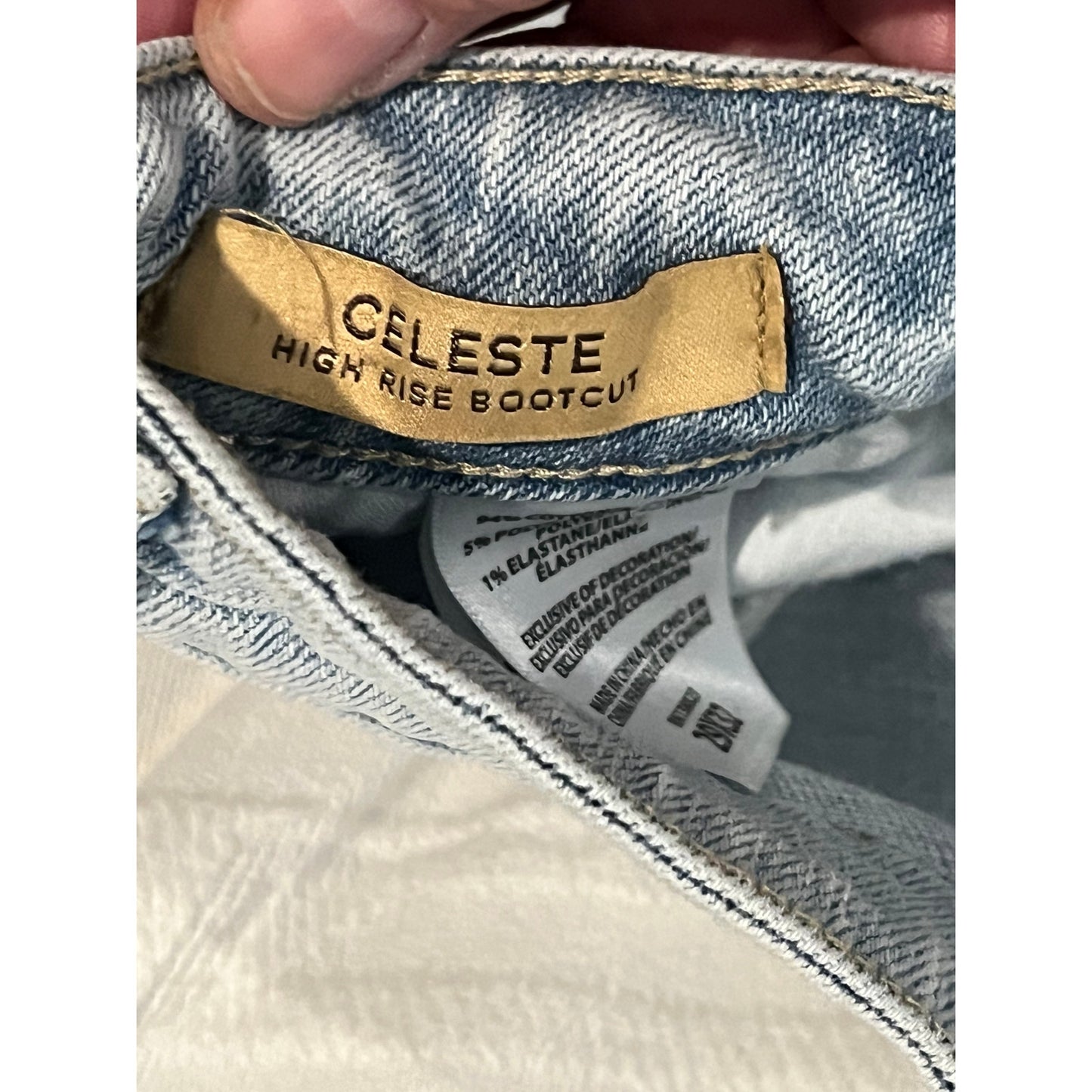 Shyanne Celestee High Rise Bootcut Blue Jeans Womans 29x32