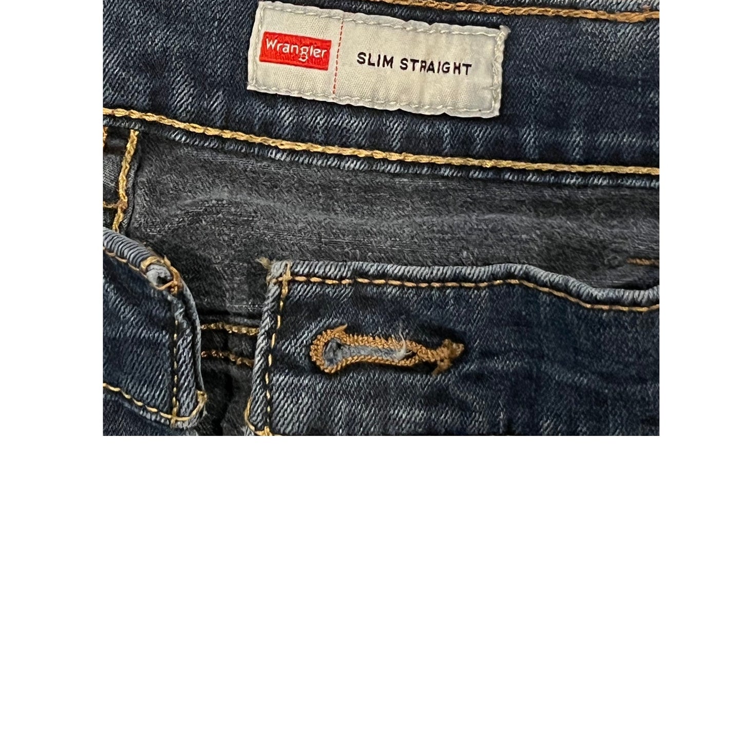 Wrangler Slim Straight Jeans Mens 40x32