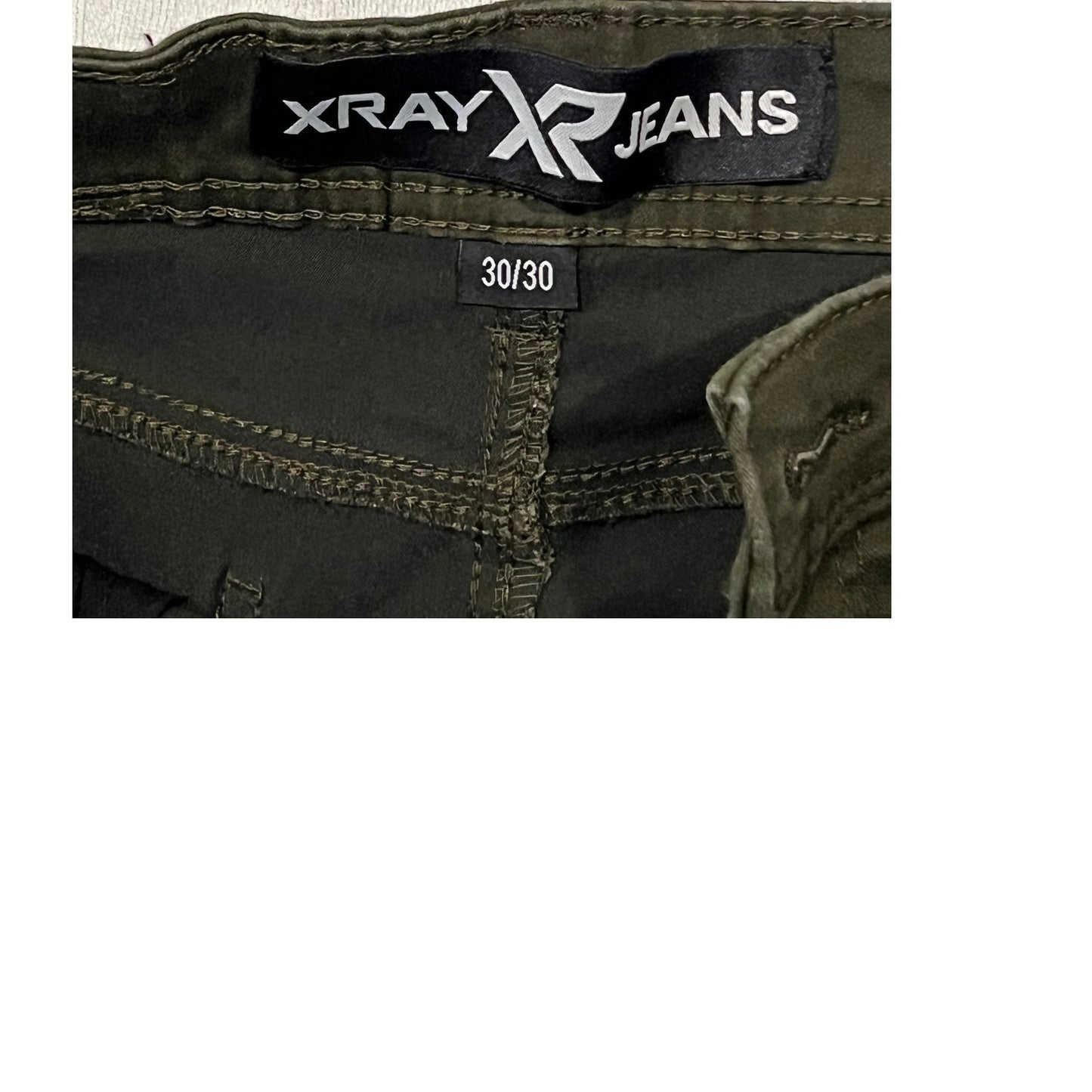 XRay Jean slim vert homme 30x30