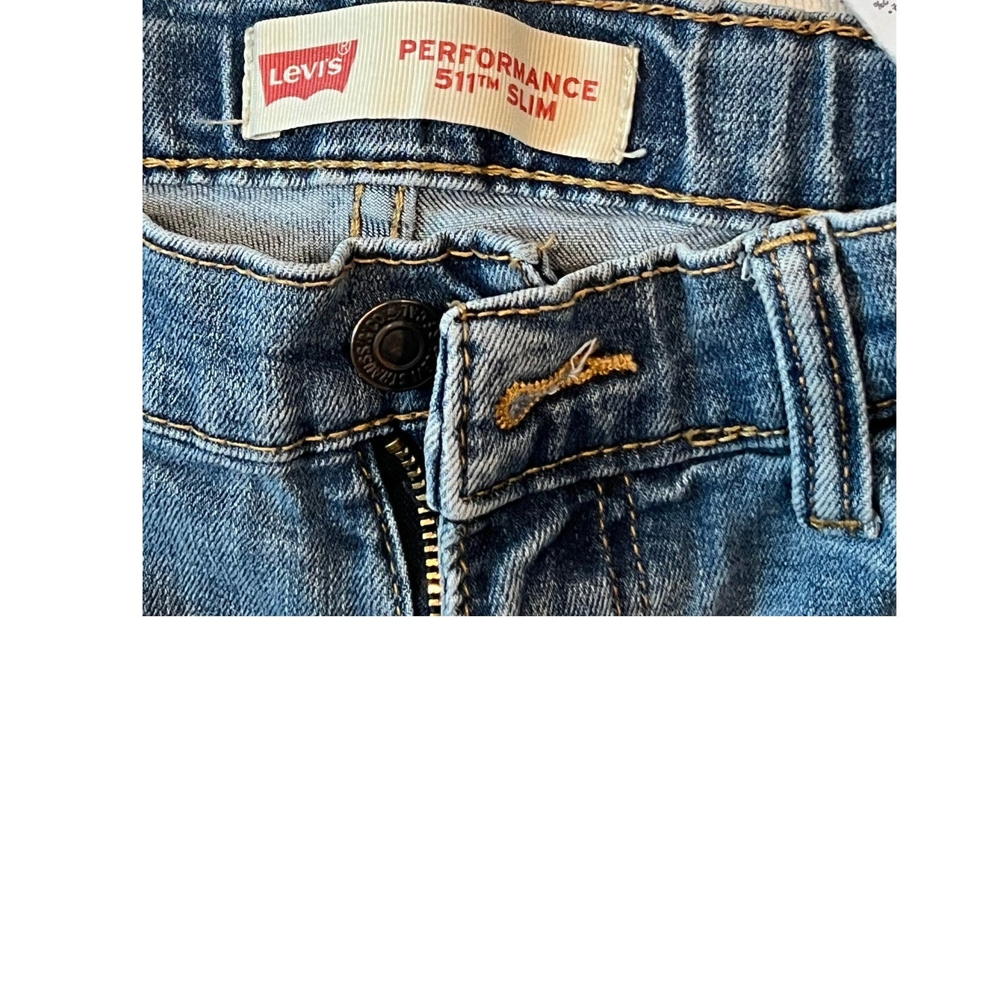 Levi's 511 Blue Jeans Slim Fit Womans 14Reg 27x29