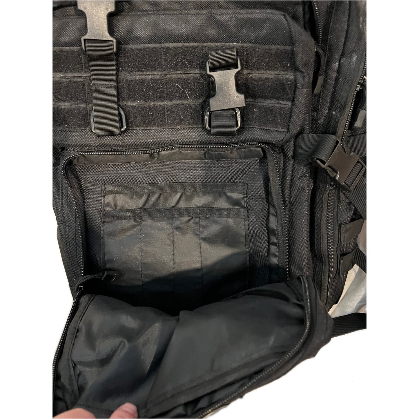 Generic Black Canvas Tactical Backpack