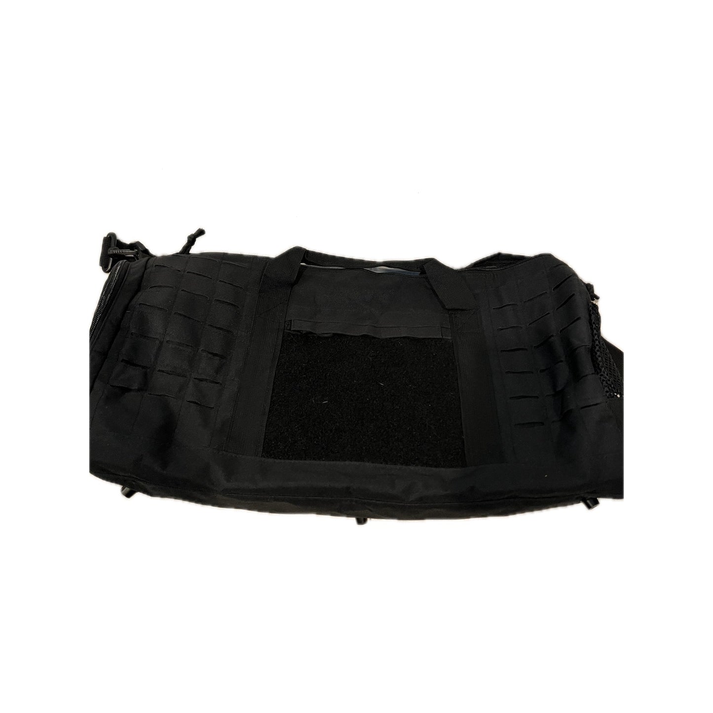 XL Tactical Canvas Black Duffel 22"x12"x10"