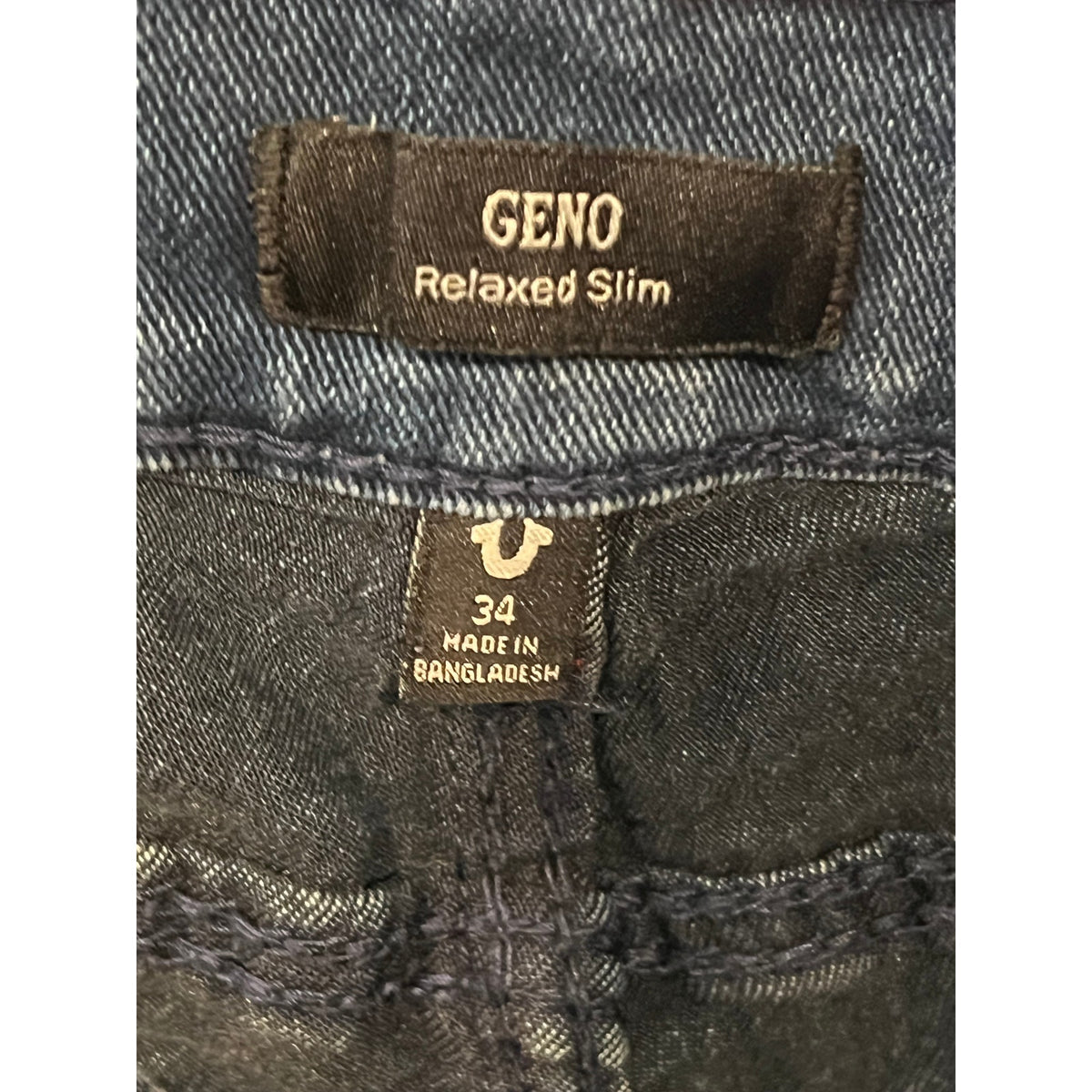 True Religion Geno Relaxed Slim Jeans Mens 34x30