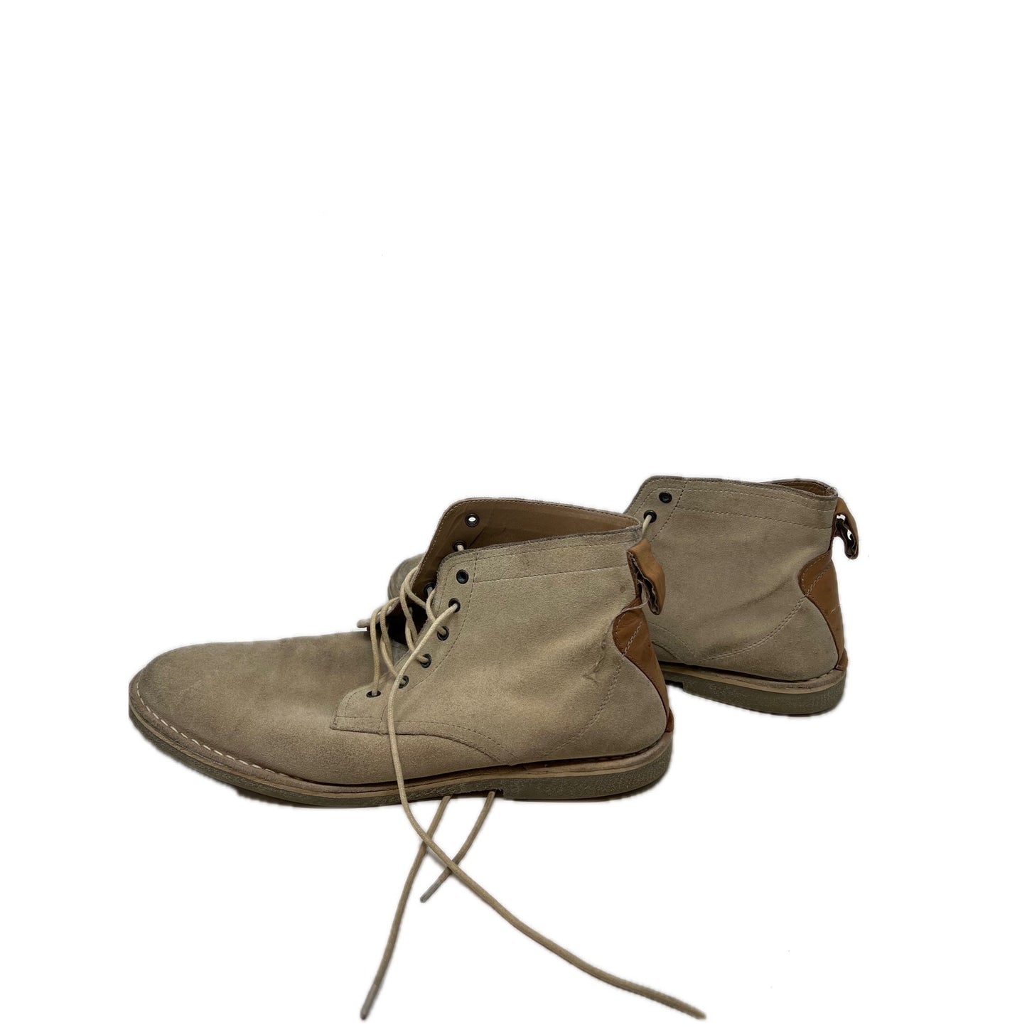 ASOS Design desert boots en daim couleur pierre avec cuir Hommes 14