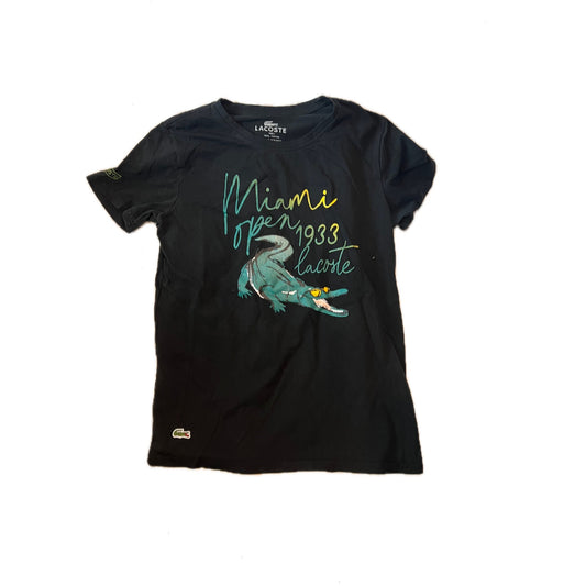 Lacoste Miami Open 1933 Black T-shirt Mens L