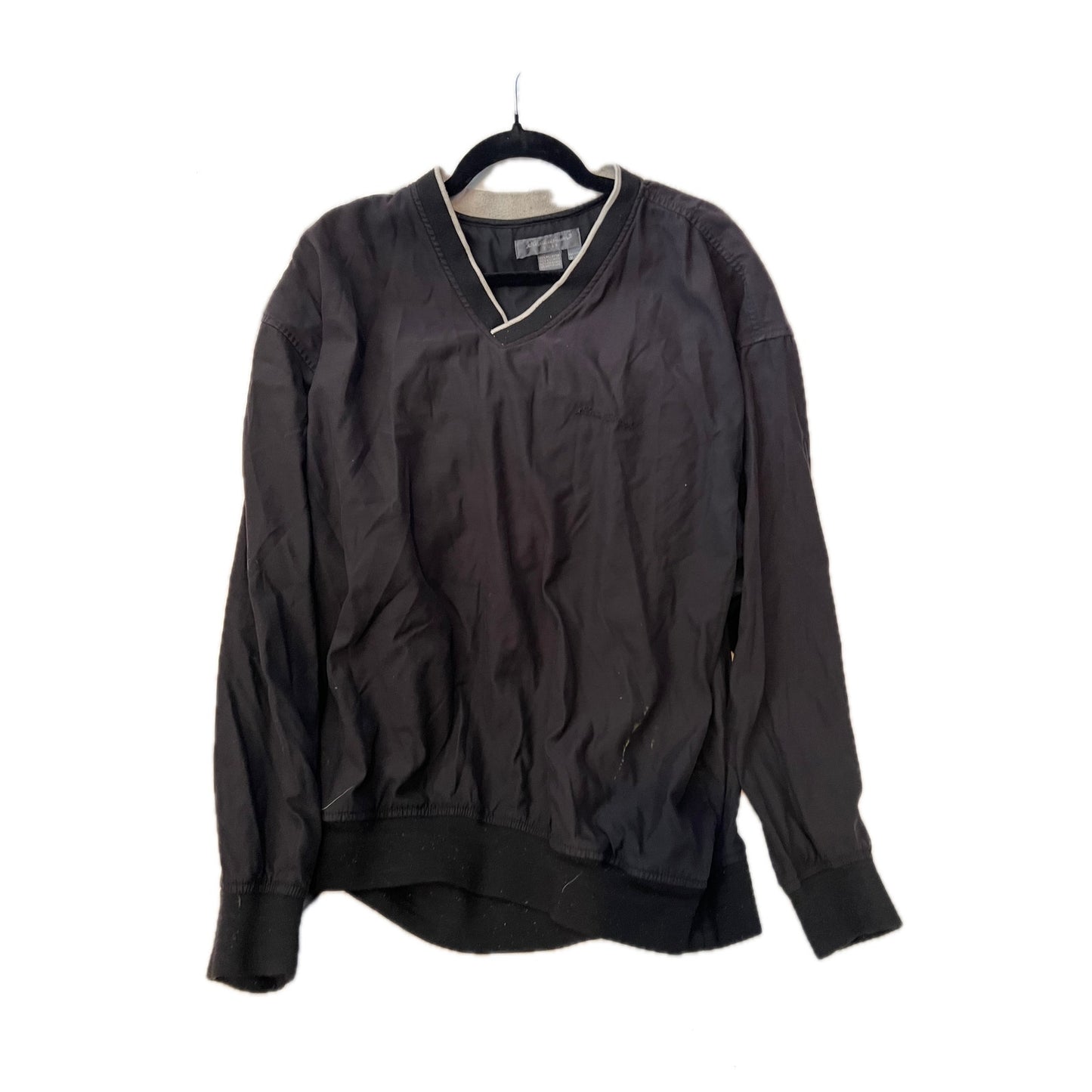 Eddie Bauer Golf Pull Col V Noir Homme XL