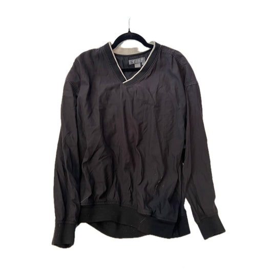 Eddie Bauer Golf V-Neck Black Pullover  Mens XL