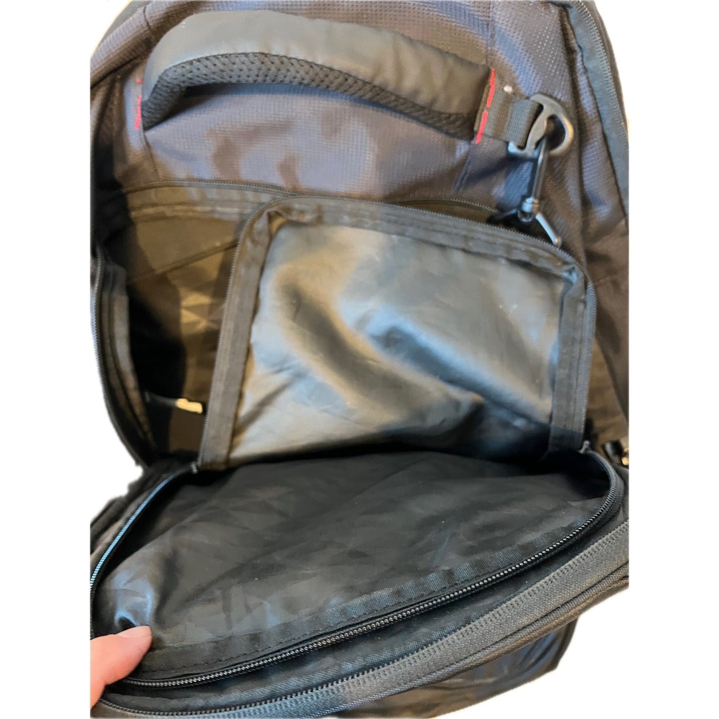 Swiss Gear 8183 16" Laptop Backpack Black Red