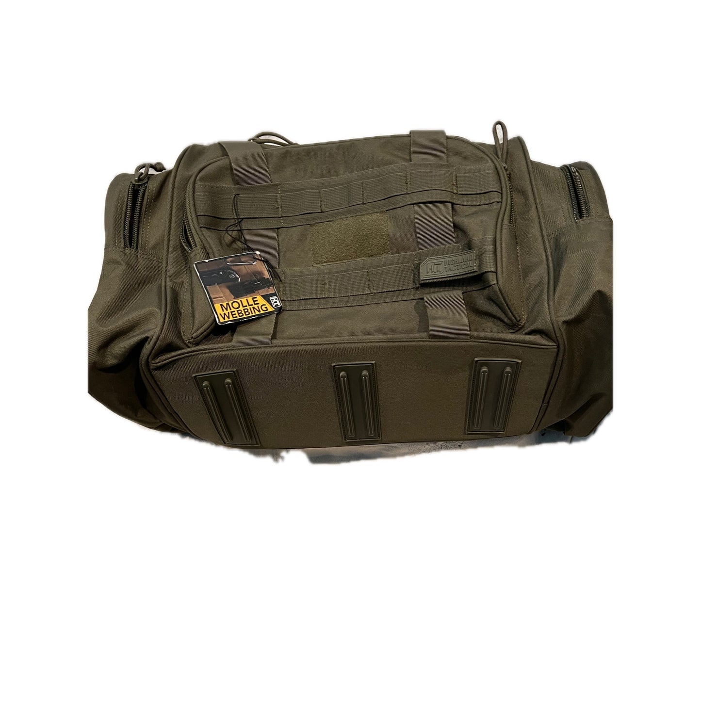 Highland Tactical Canvas Drab Green 31L Duffel 22"x12"x10"