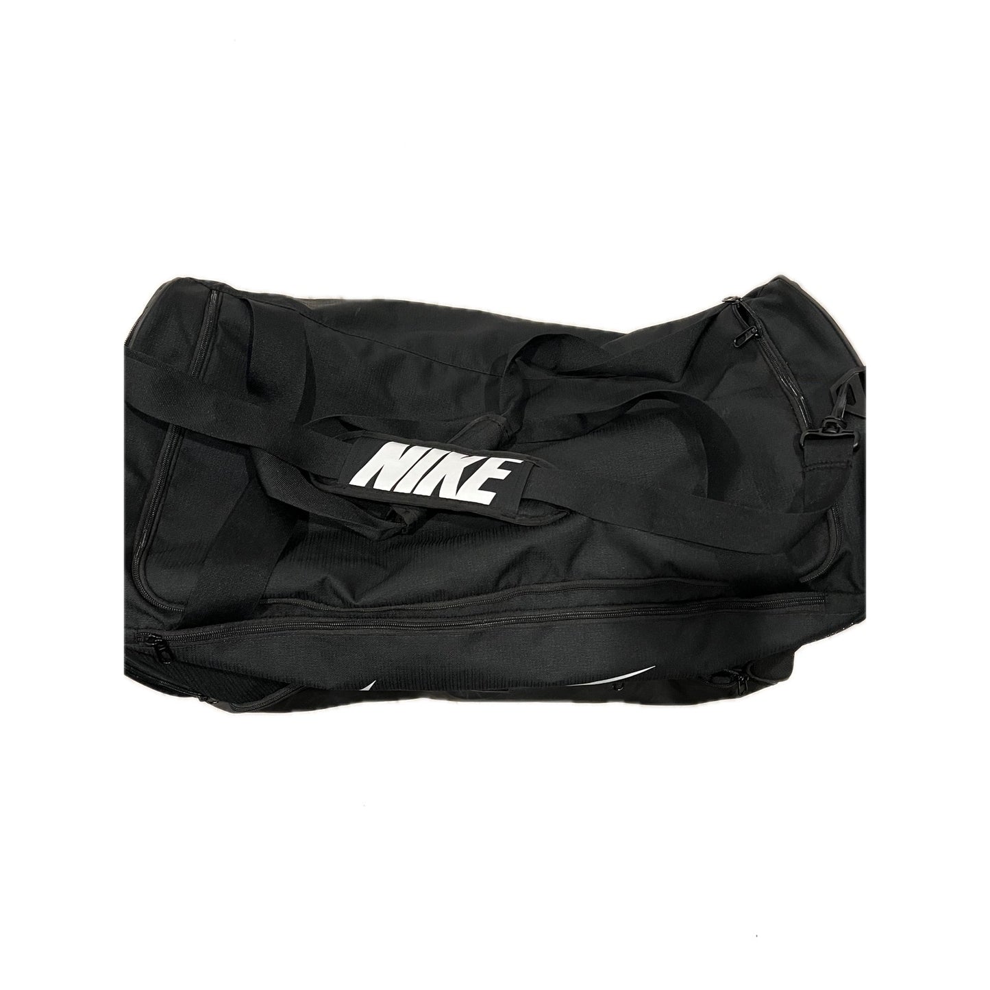 Nike Black Duffel Bag, 24"x10"x10"