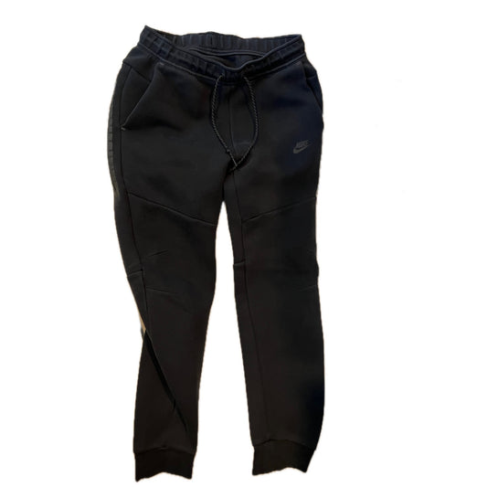 Nike Black Cuffed Ankle Sweatpants Joggers Mens Med