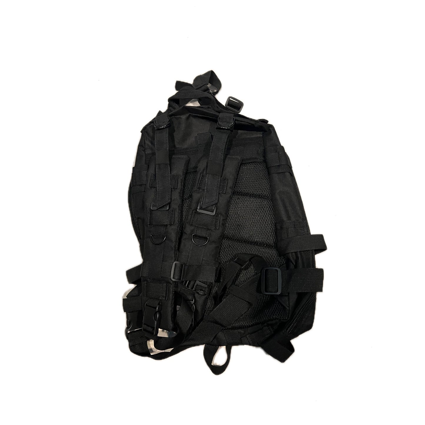 No Label Small Tactical Backpack Black 18L