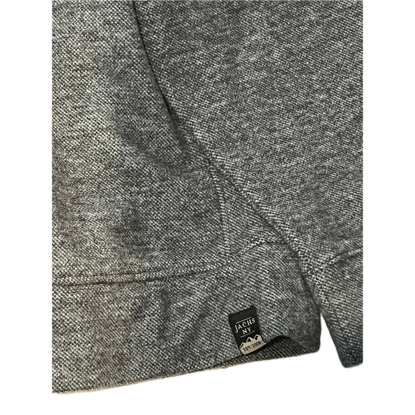 Jachs NY Knitted Charcoal Gray hoodie Mens XL