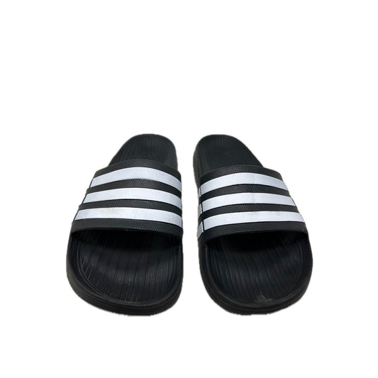Claques de douche adidas Adilette Core Black Cloud White Homme 8