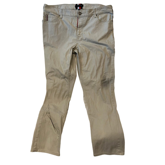 Tommy Hilfiger Straight Beige Fit Jeans Mens 40x32