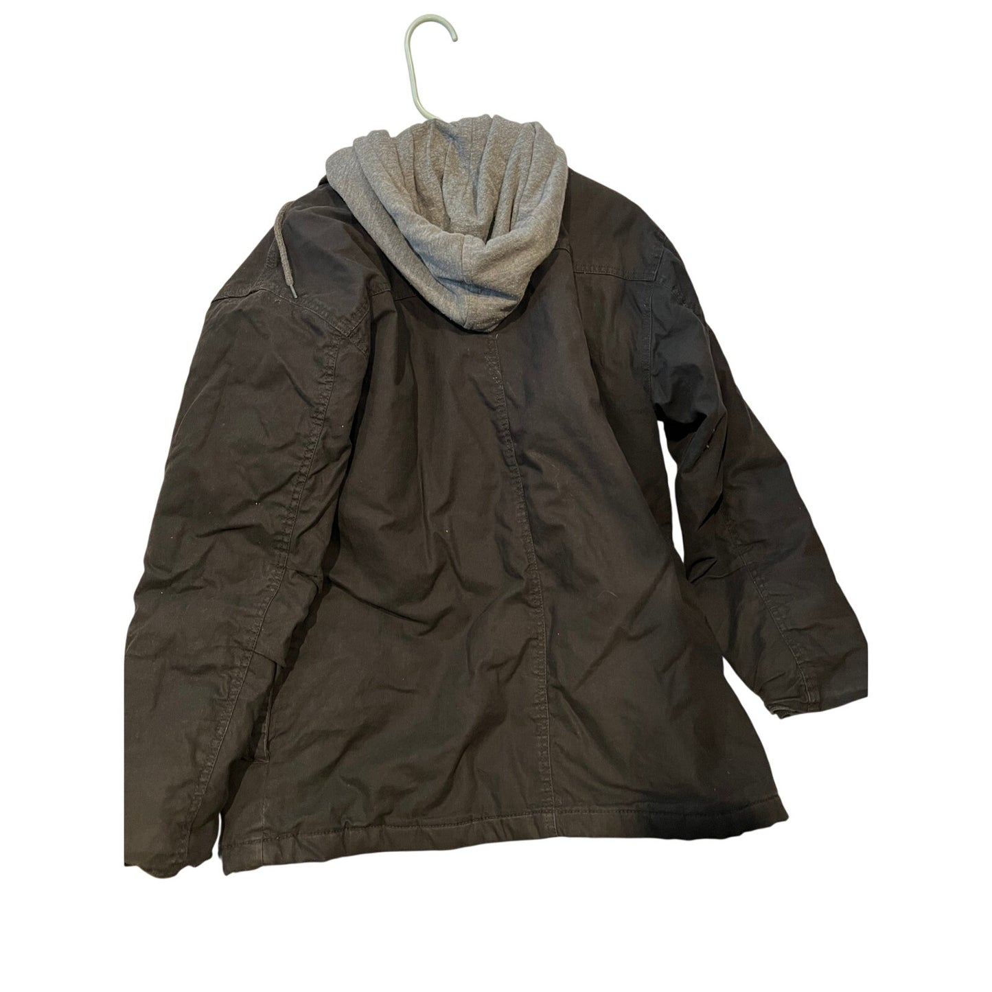 Wrangler Workwear Blouson à Capuche Isolé en Jean Homme Large
