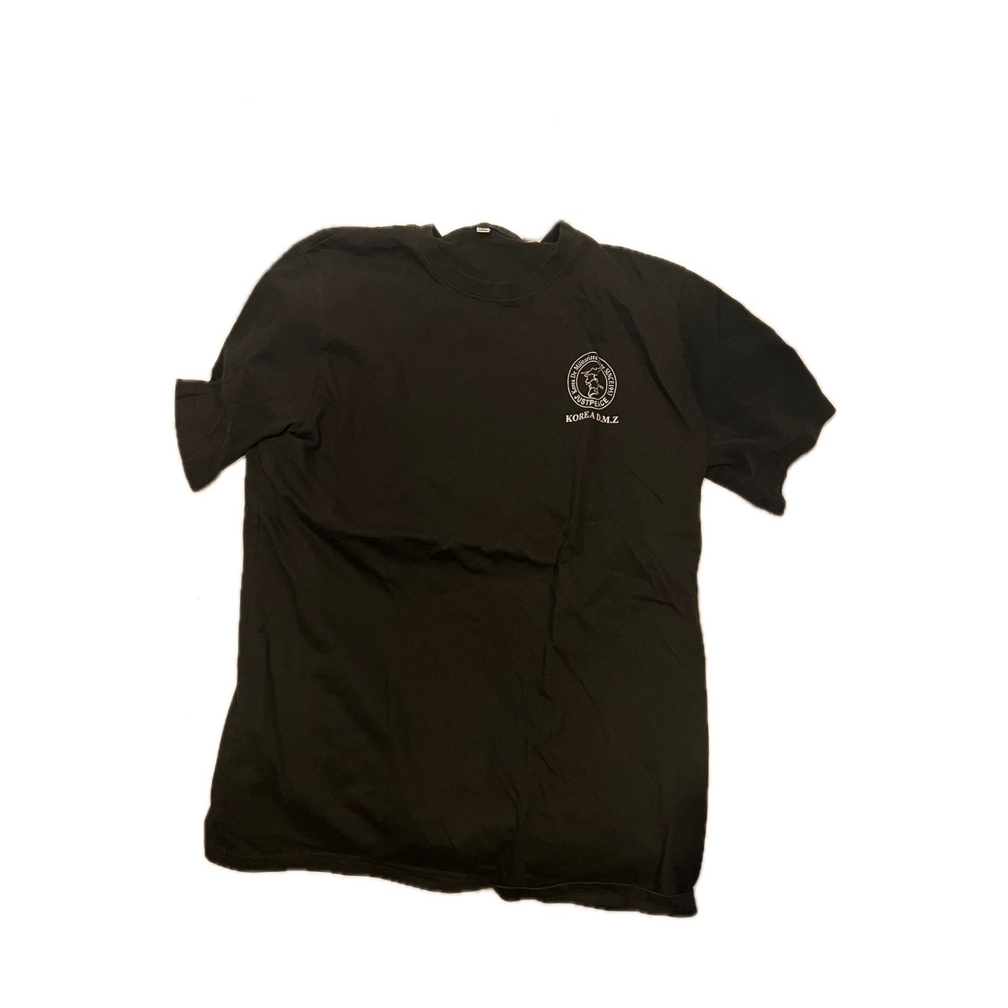 Korea DMZ Black T-Shirt Mens 2XL