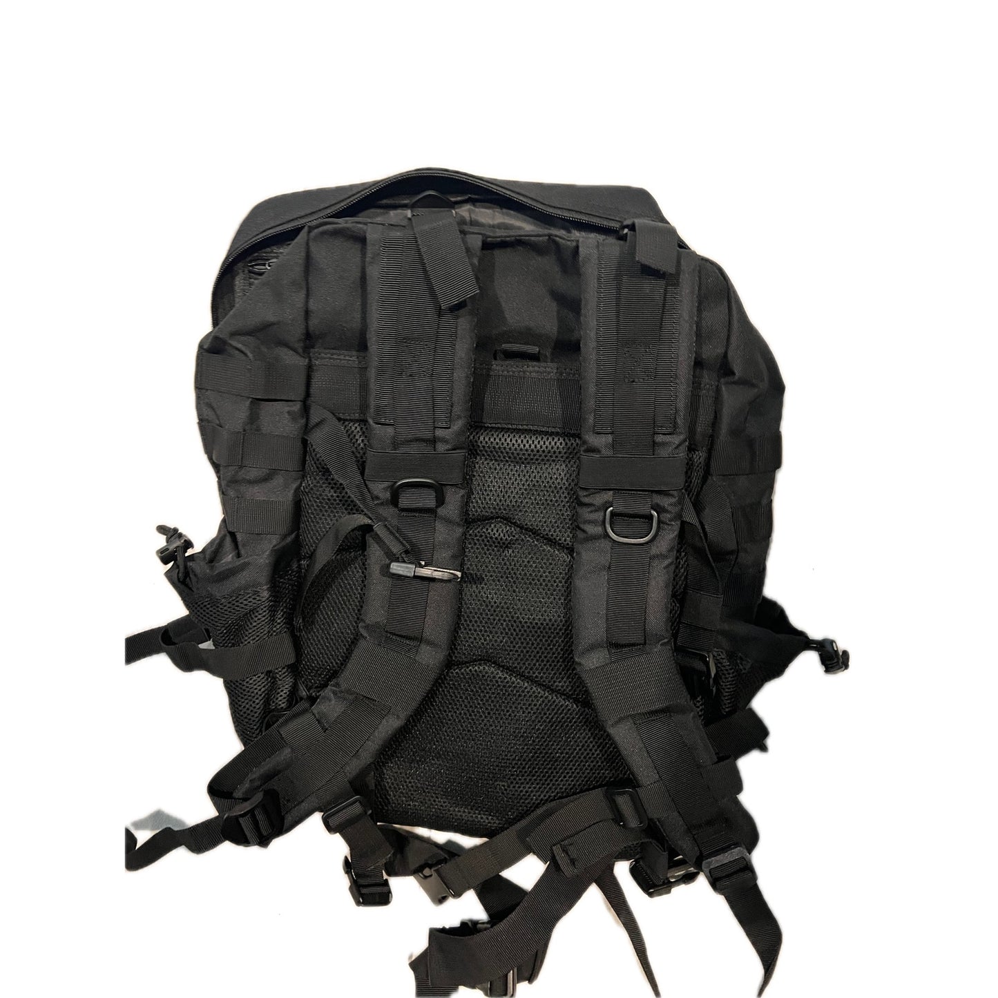 No Label Tactical Black Backpack Medium 26L