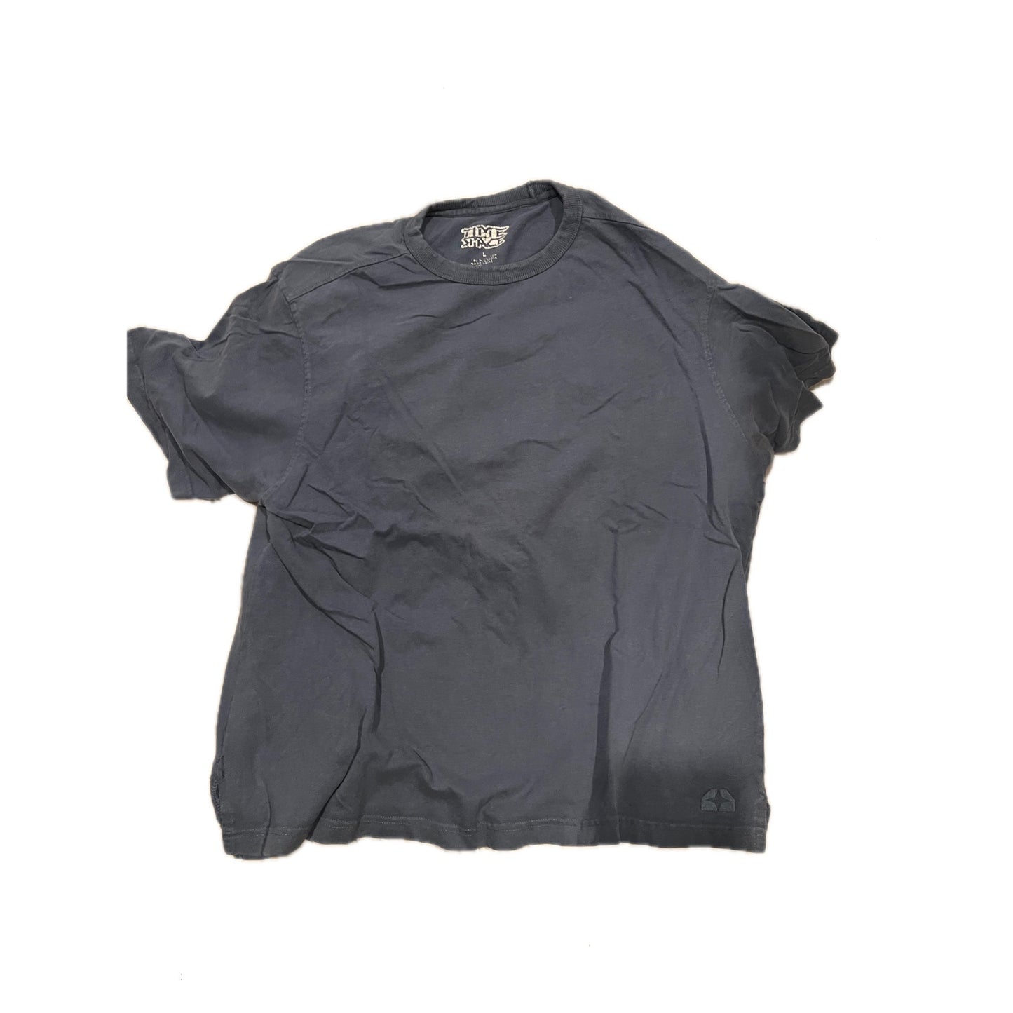 Time and Space Gray Green T-Shirt Mens Large