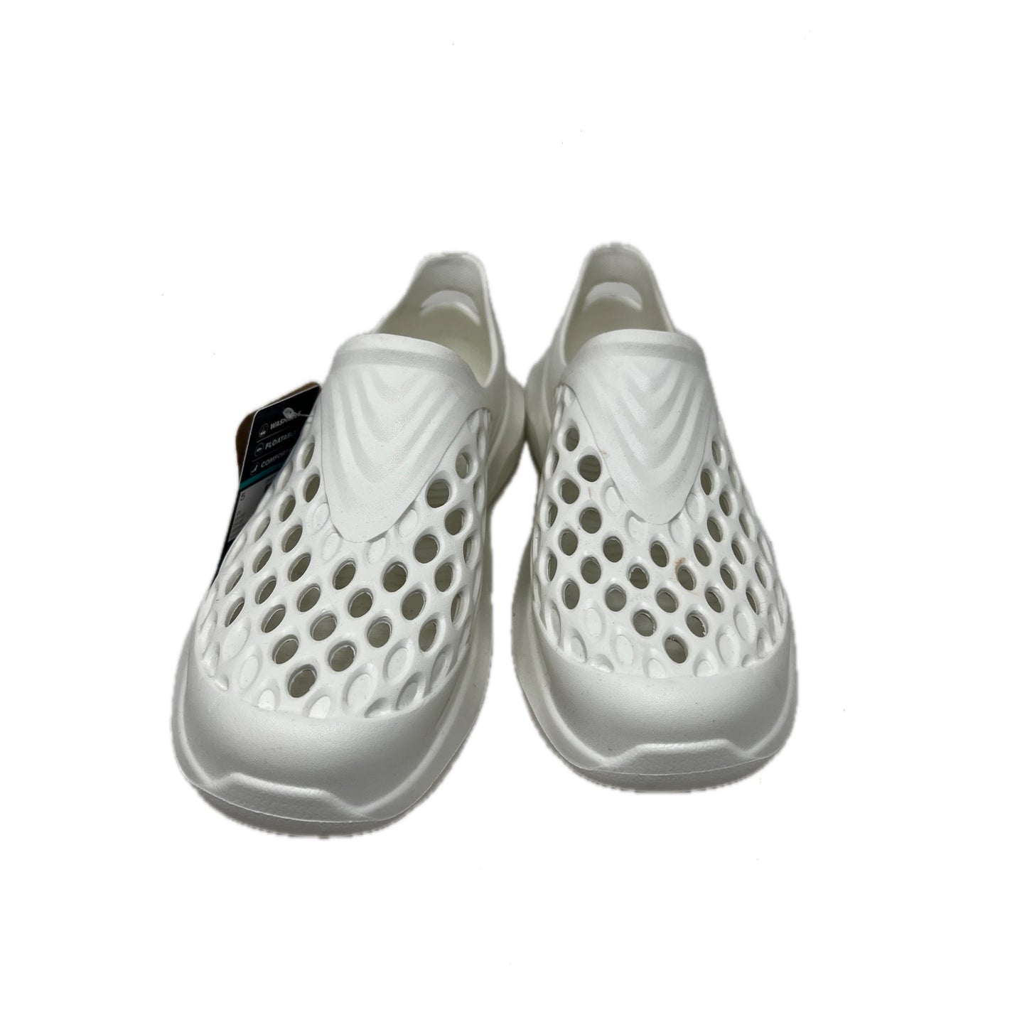 Rugged Shark Water Active Clogs Mens 5 Womans 7 White NWT