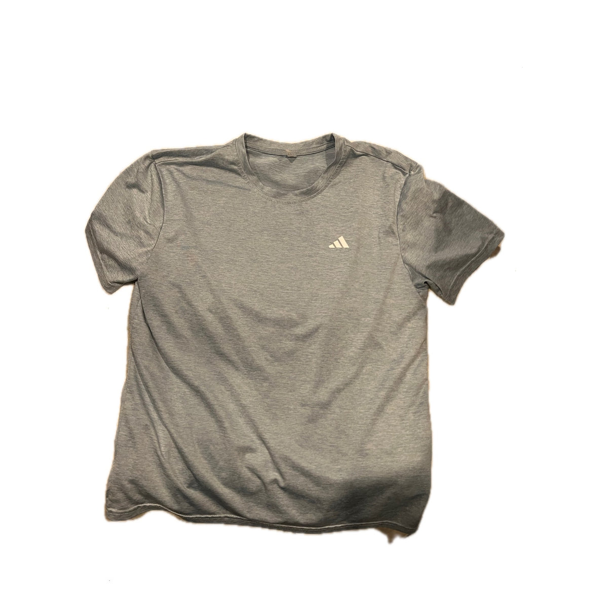 Adidas Gray Sweat Wicking T-Shirt Mens Small
