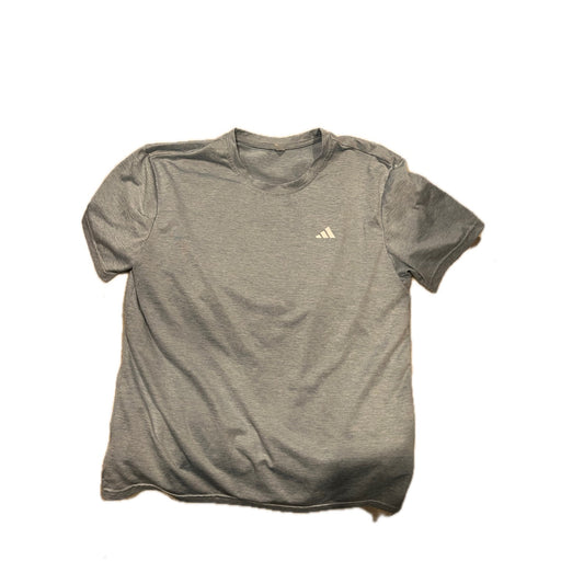 Adidas Gray Sweat Wicking T-Shirt Mens Small