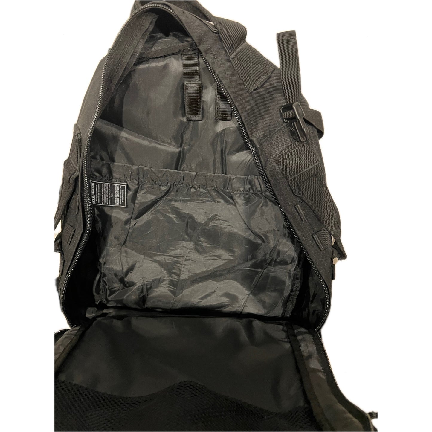 Highland Tactical Roger Canvas Backpack XL Black