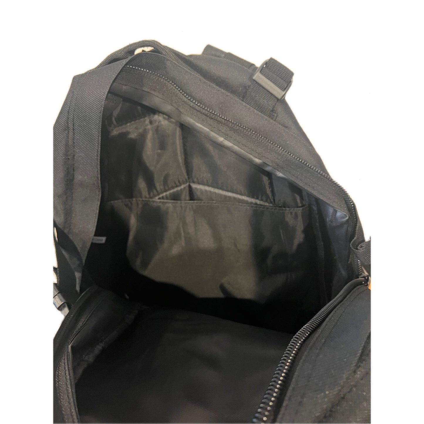 Generic Black Tactical Backpack W USA Flag Patch