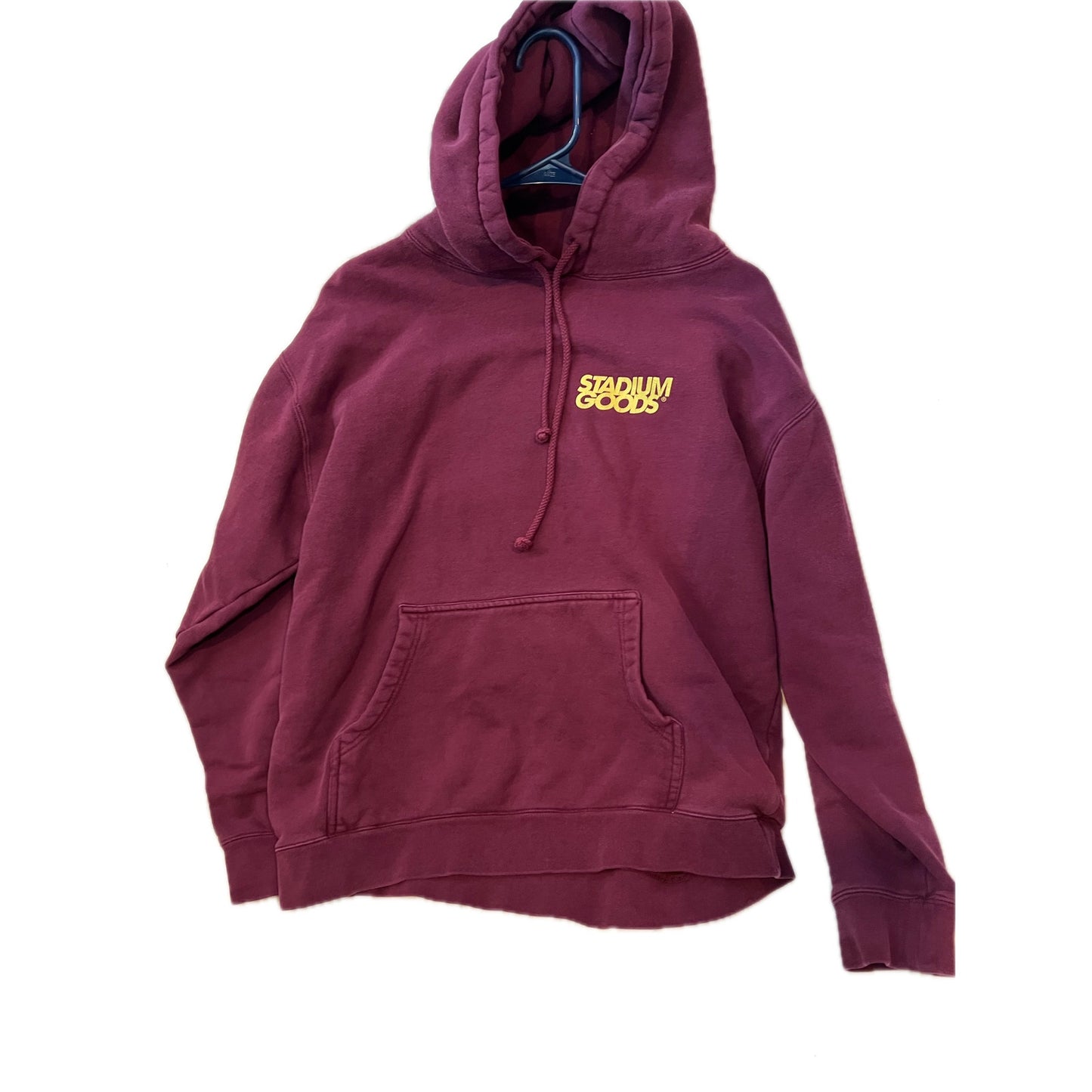 Stadium Goods Sweat à Capuche Épais Bourgogne Homme Taille L
