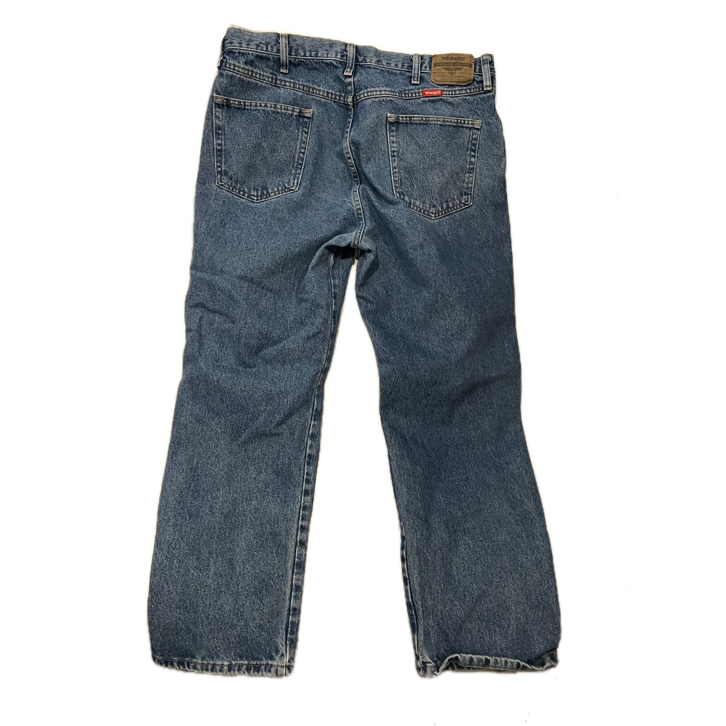 Wrangler Classic Straight Blue Jeans Mens 40x30