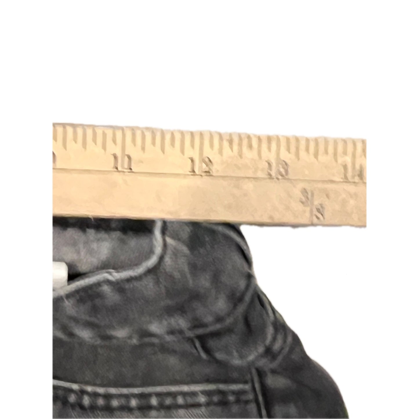 Black Distressed Cargo Baggy Jeans Sz Small 26x28