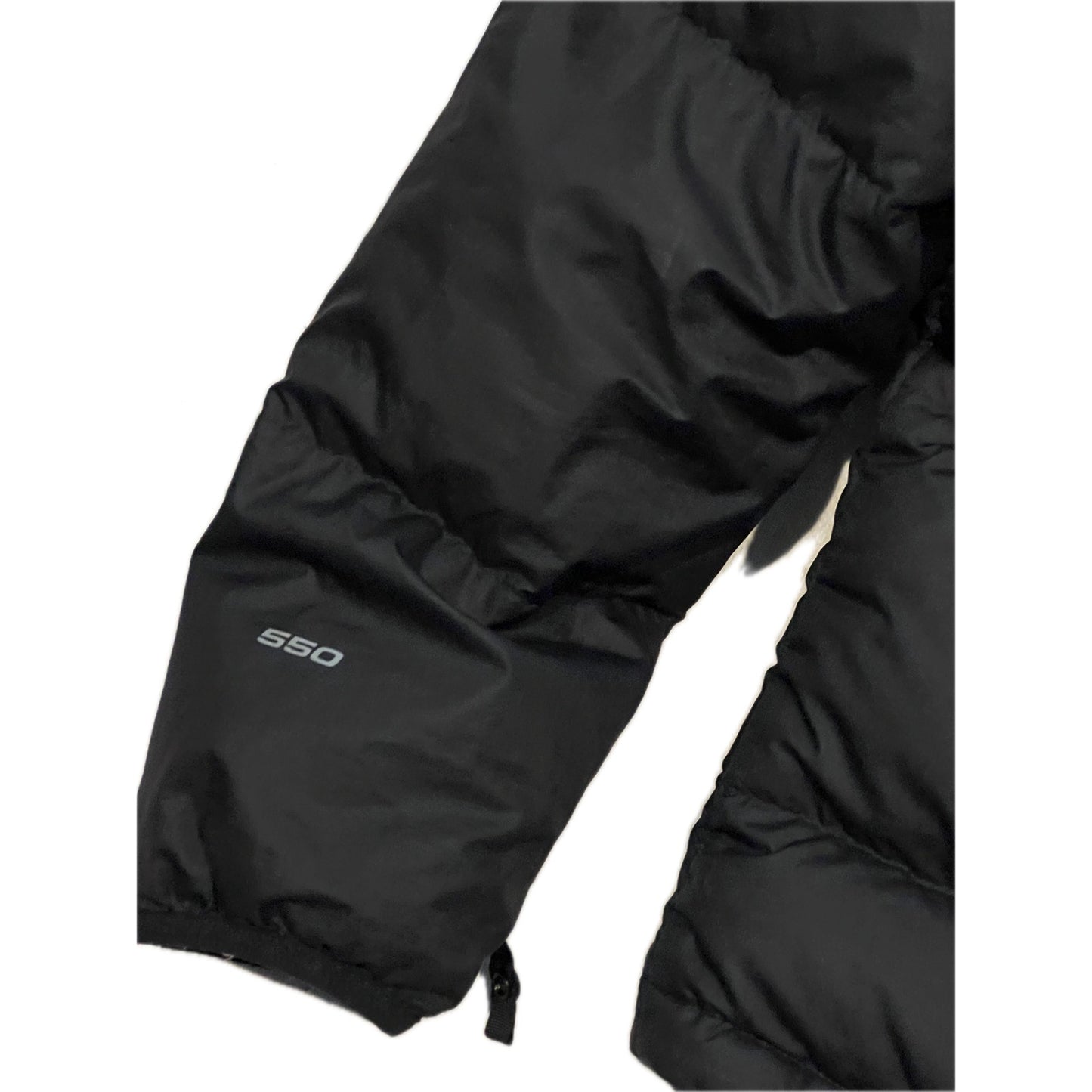 Chaqueta de plumas The North Face negra 550 para hombre, talla S