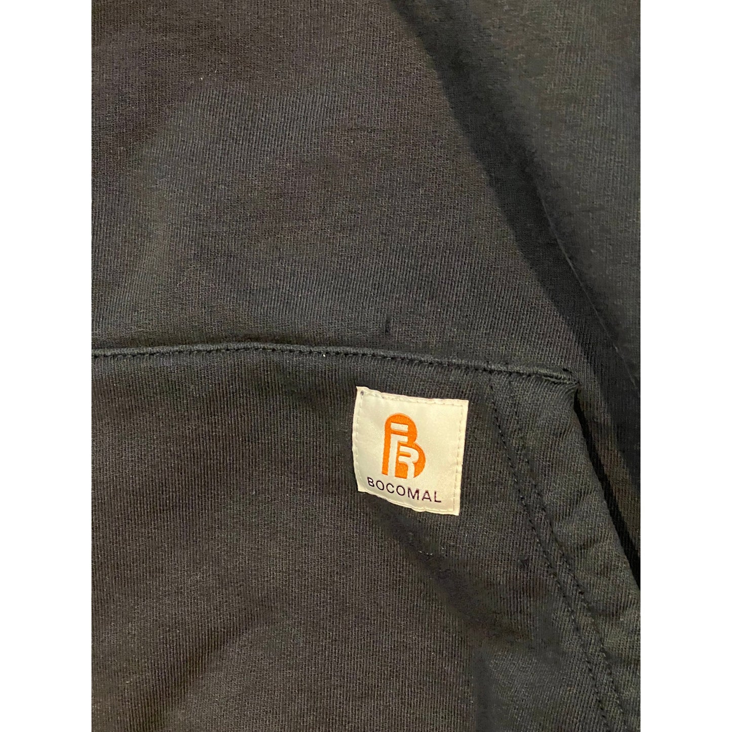 Bocomal Molleton de coton ignifuge à capuche Homme Petite taille