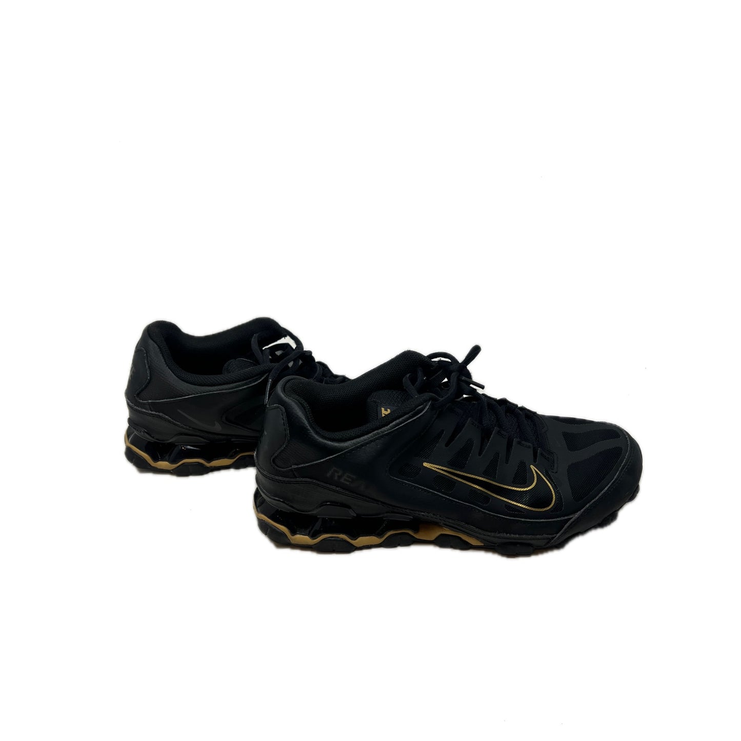 Nike Reax 8 TR Black Metallic Gold Mens 11