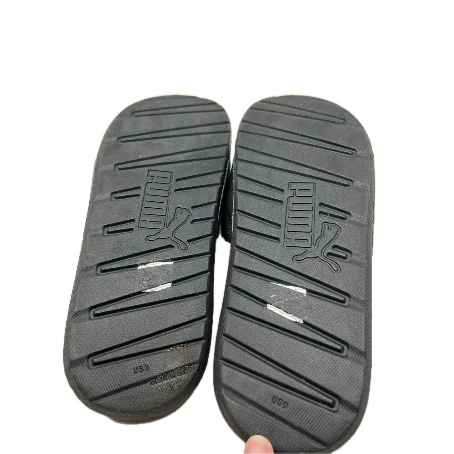 Puma Black Sandals Slides Mens Size 9
