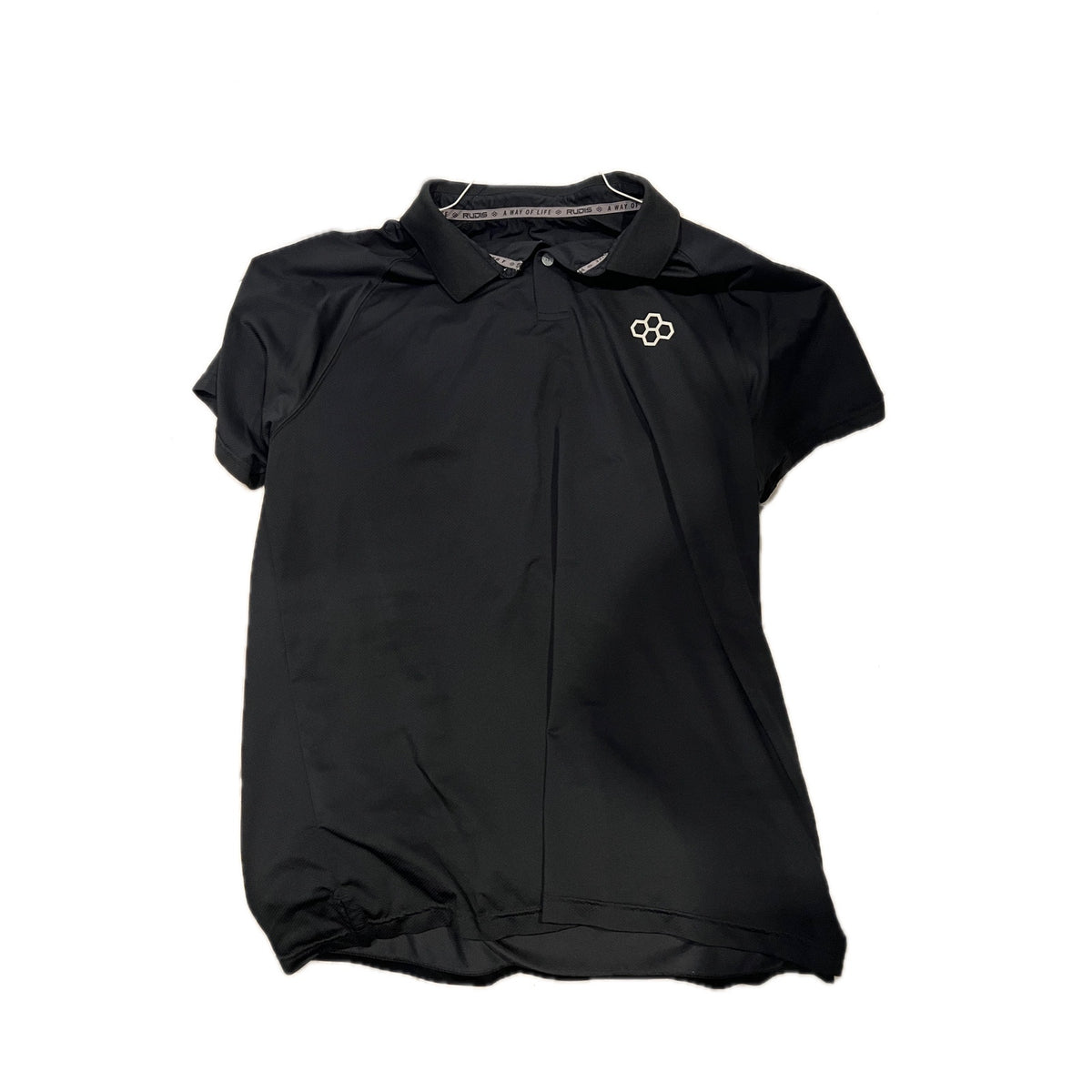 Rudis A Way of Life Golf Polo Shirt Mens XL Black/Dark Gray