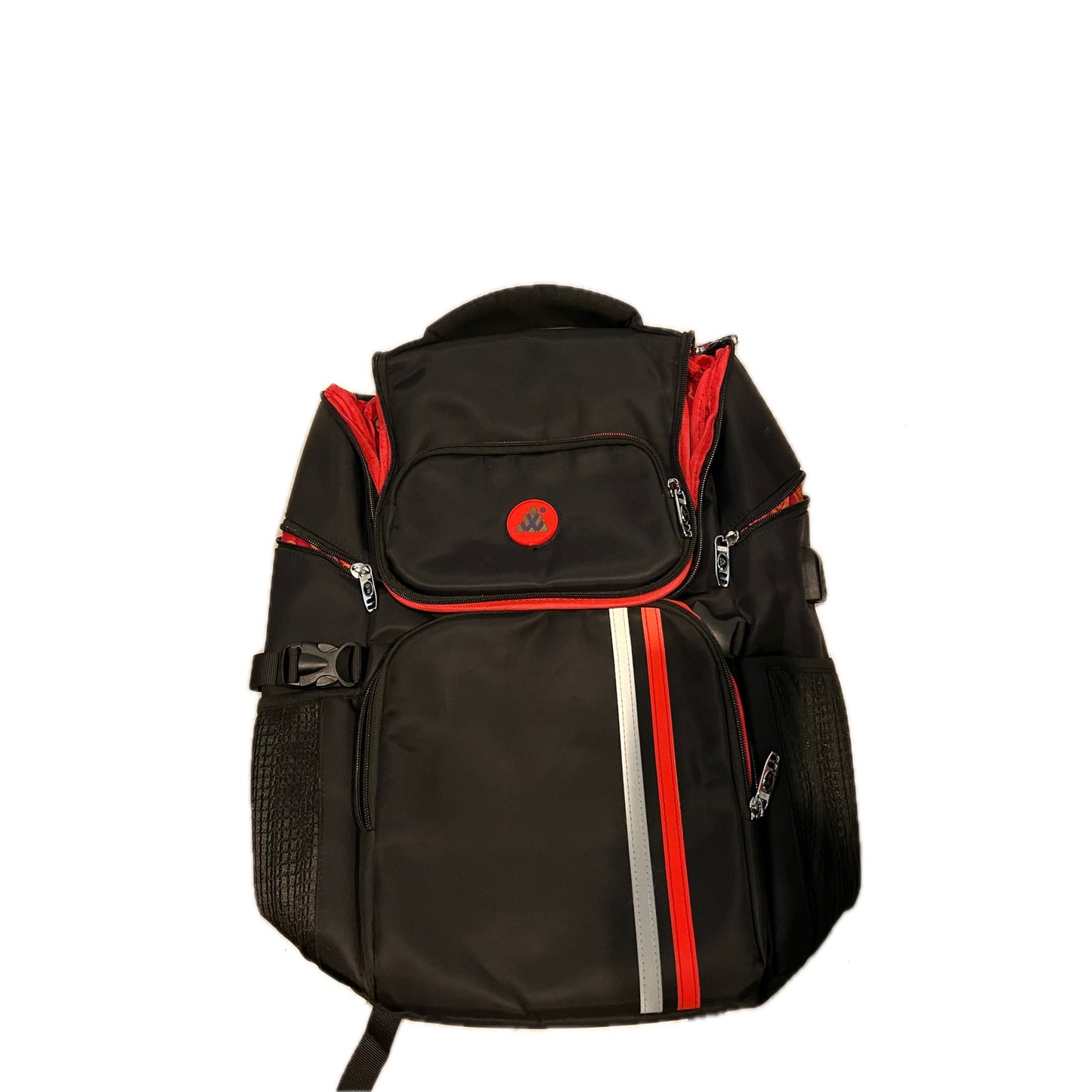 Sac à dos étanche BiaoWang pour ordinateur portable Noir Rouge